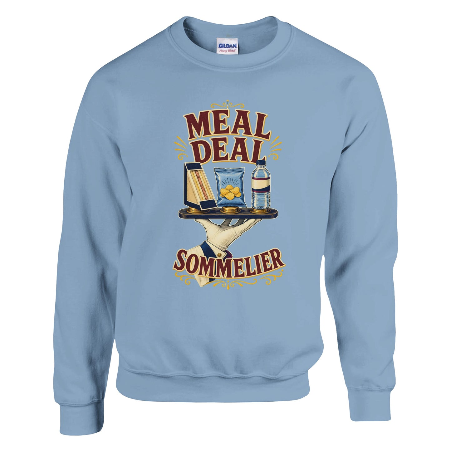 Meal Deal Sommelier British Lunch Design Sweatshirt — product view 10