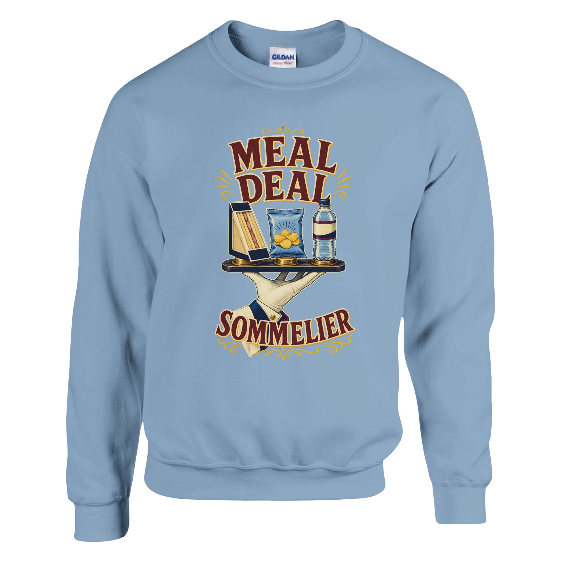 Meal Deal Sommelier British Lunch Design Sweatshirt — product view 10
