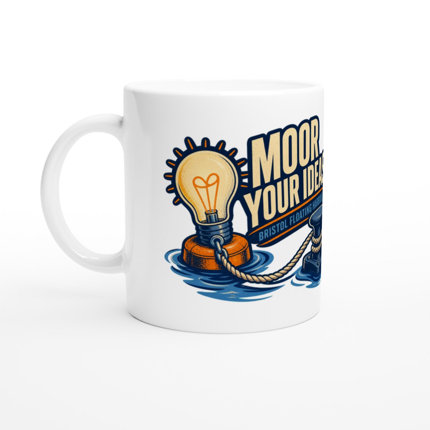 Moor Your Ideas – Bristol Floating Harbour Mug — product view 2