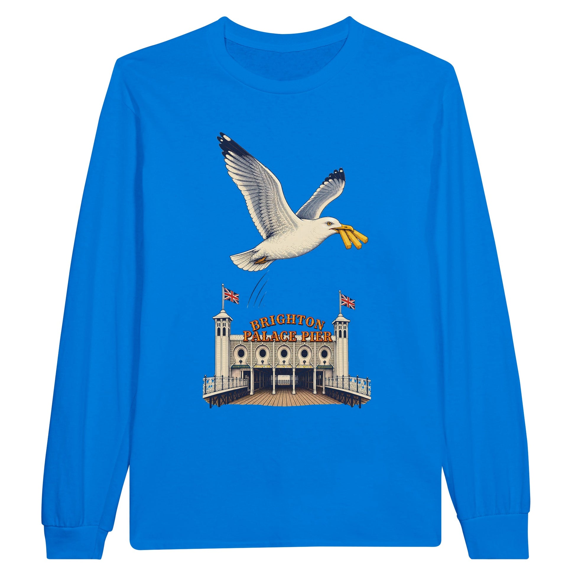 Brighton Palace Pier Chip Heist Long-Sleeve T-shirt — product view 3
