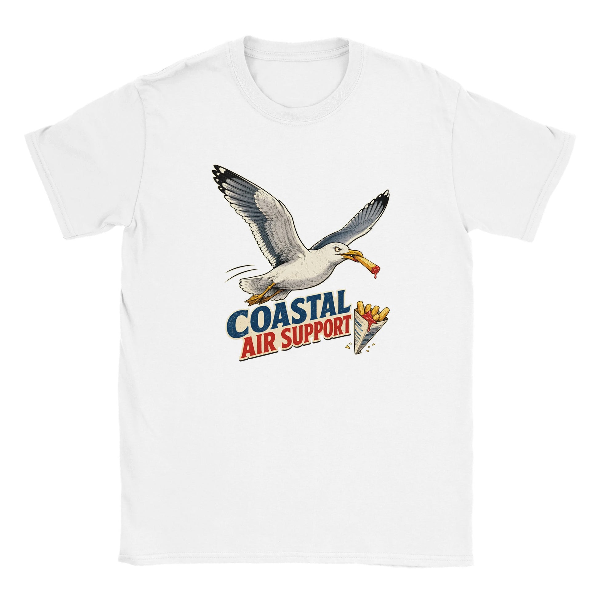 Coastal Air Support Seagull Graphic Kids' T-shirt — product view 15