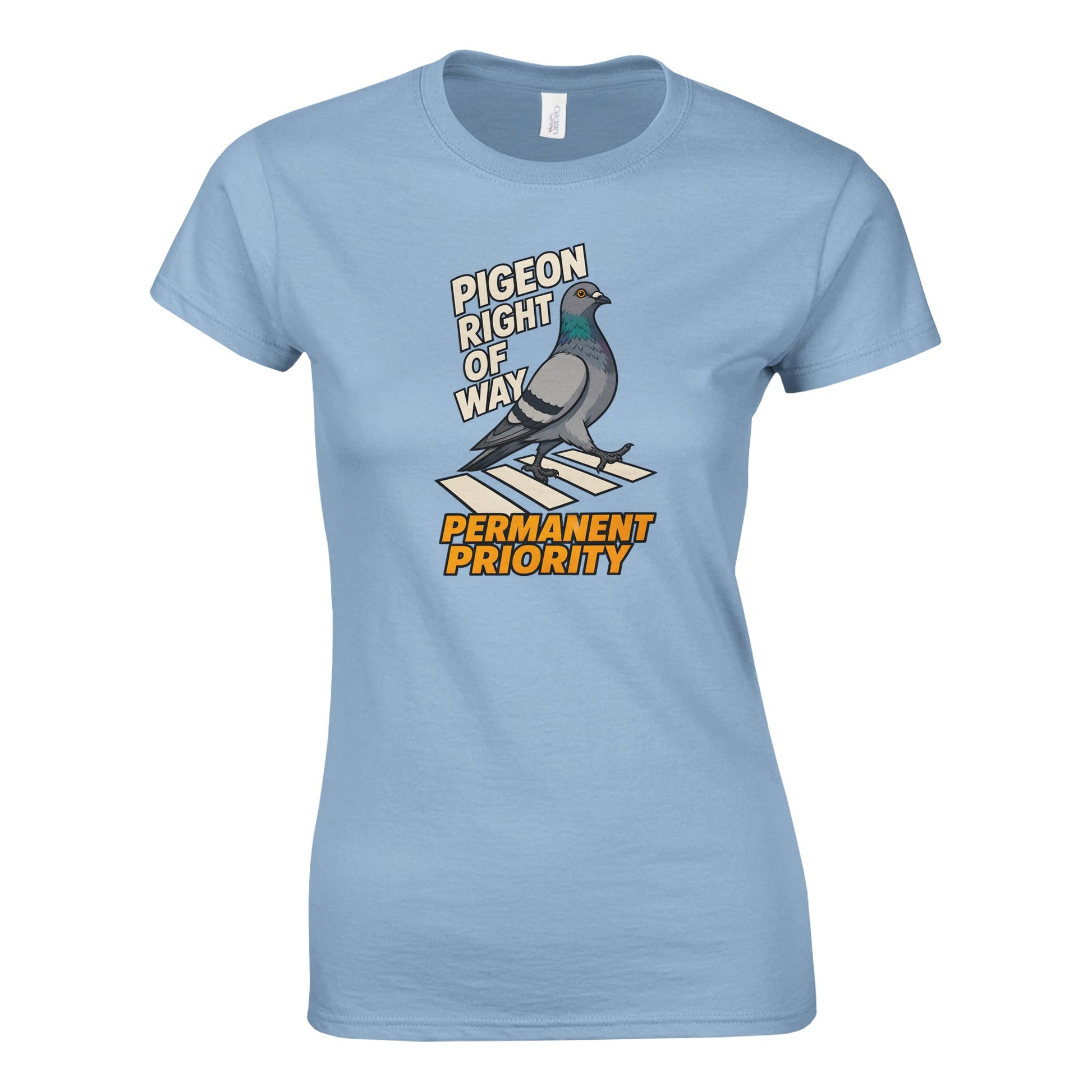 Pigeon Right of Way Women's T-shirt — product view 3