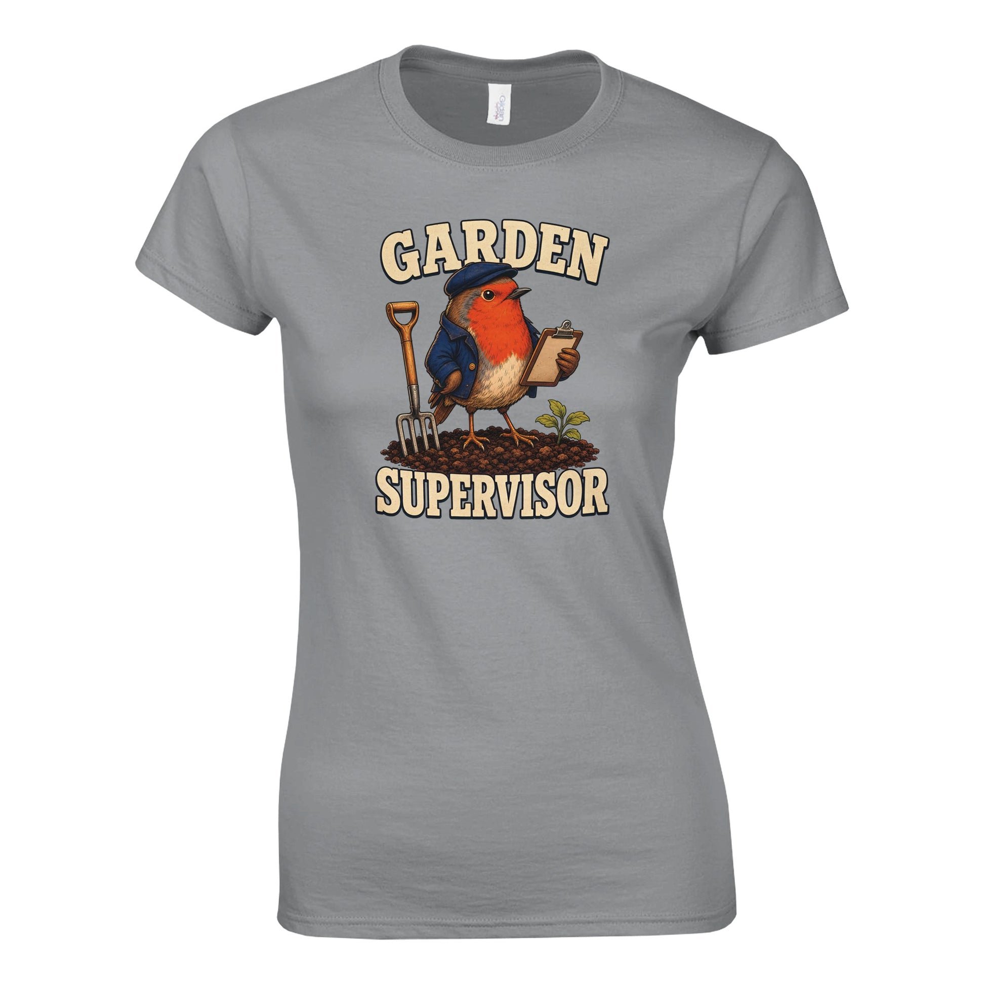 Garden Supervisor Robin Women's T-shirt — product view 5