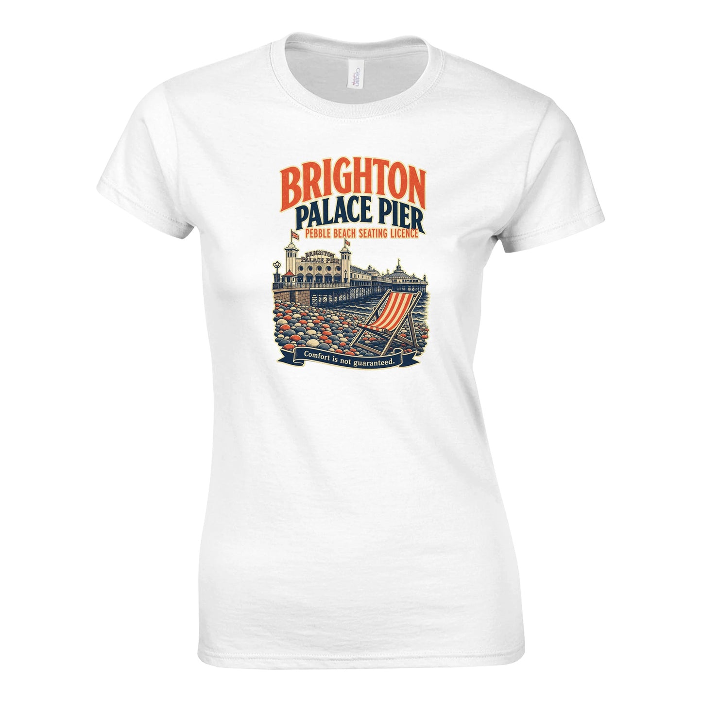 Brighton Pebble Beach Seating Licence Women's T-shirt — product view 1