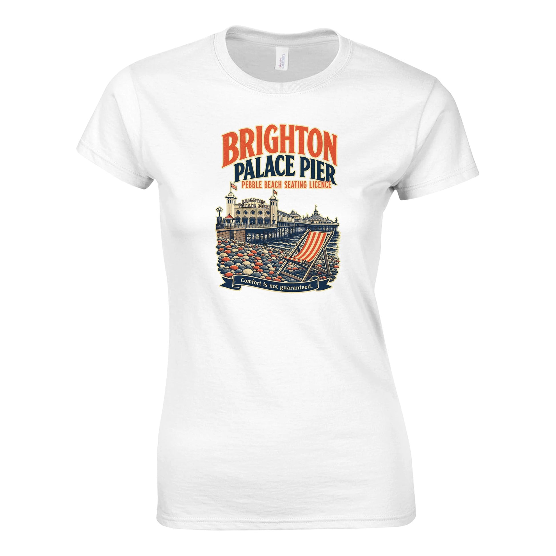 Brighton Pebble Beach Seating Licence Women's T-shirt — product view 1