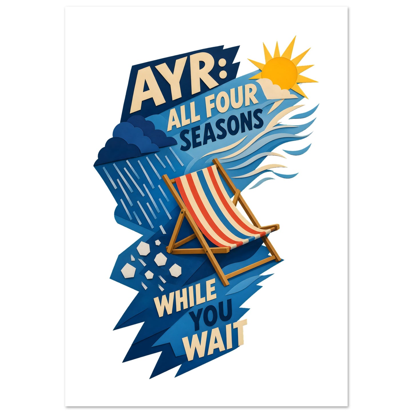 Ayr: All Four Seasons While You Wait Poster — product view 1