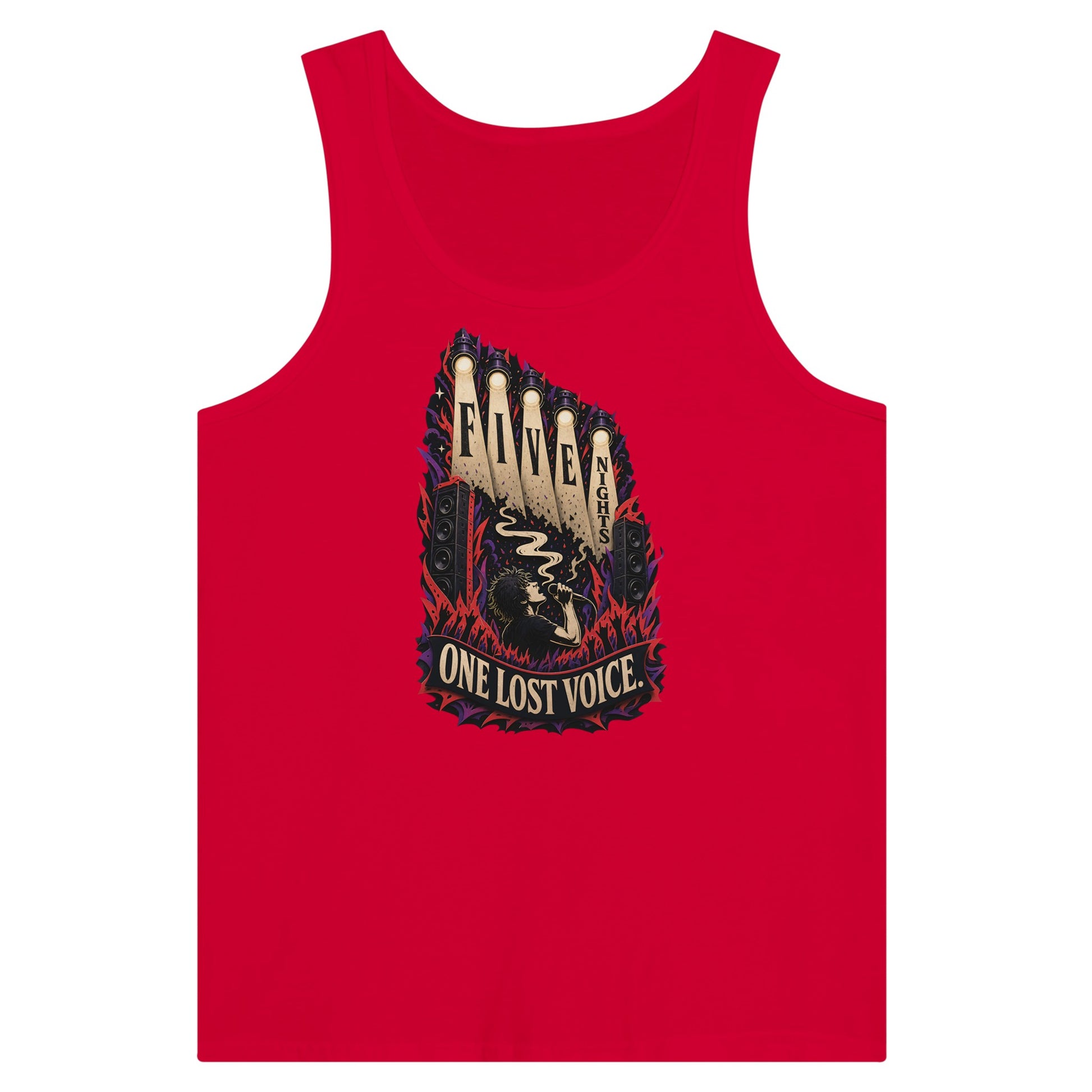 Five Nights, One Lost Voice Premium Unisex Tank Top — product view 12