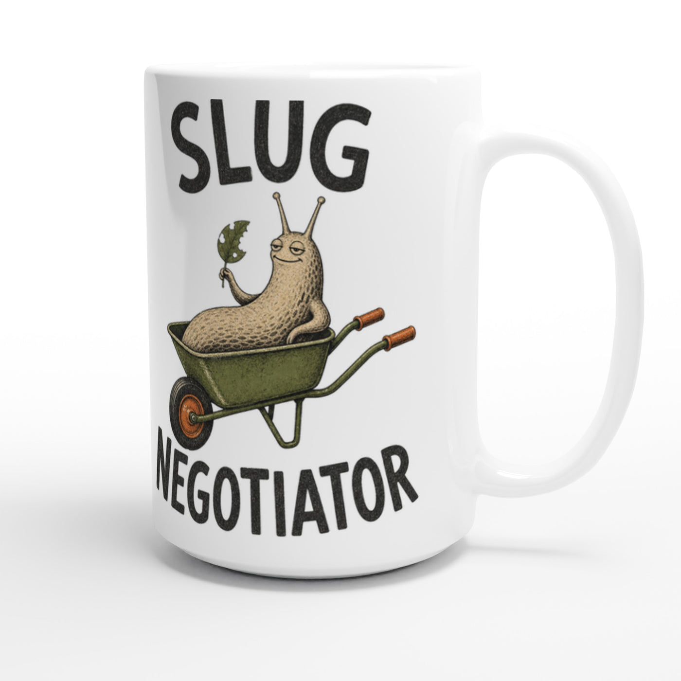 Slug Negotiator Garden Graphic Large Mug