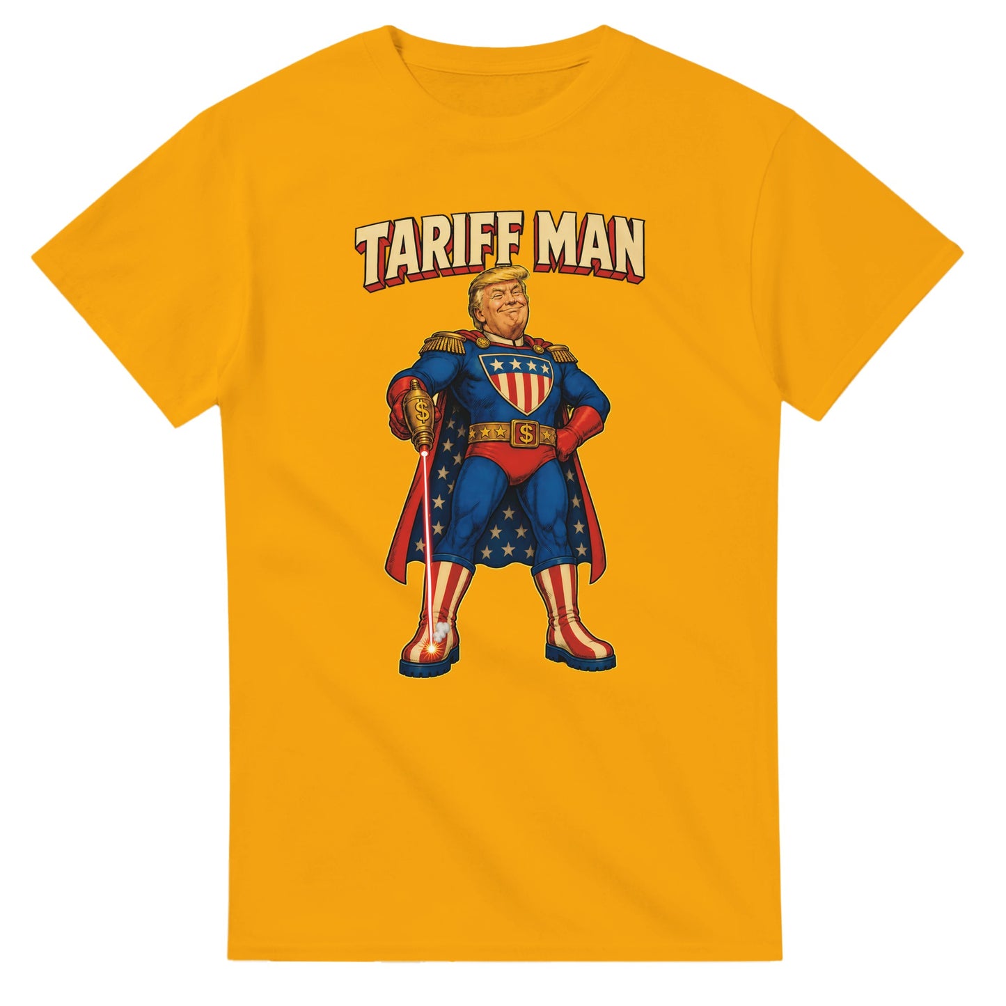 Tariff Man – Self-Shot Satire T-shirt — product view 14