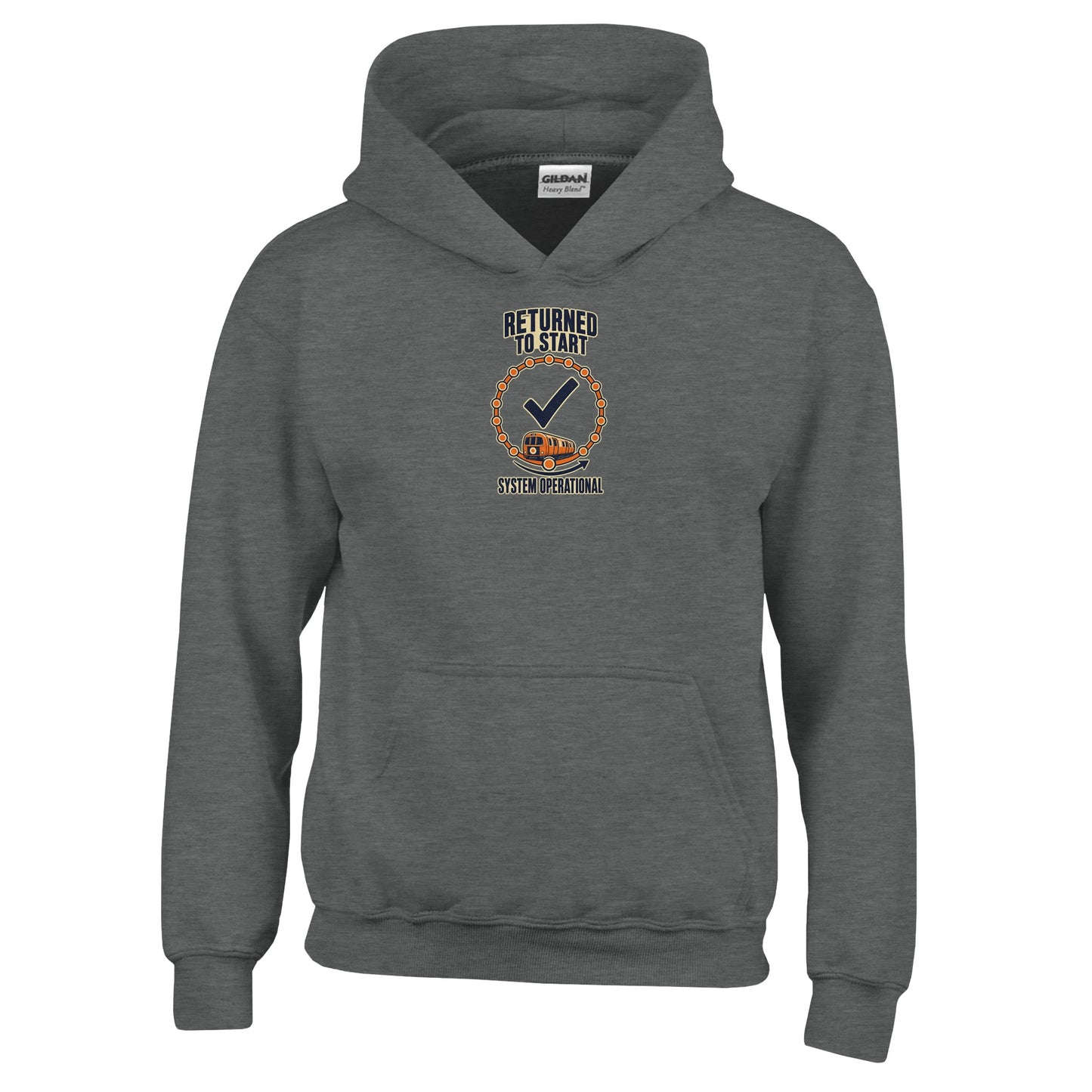 Glasgow Subway: System Operational Kids' Hoodie — product view 2