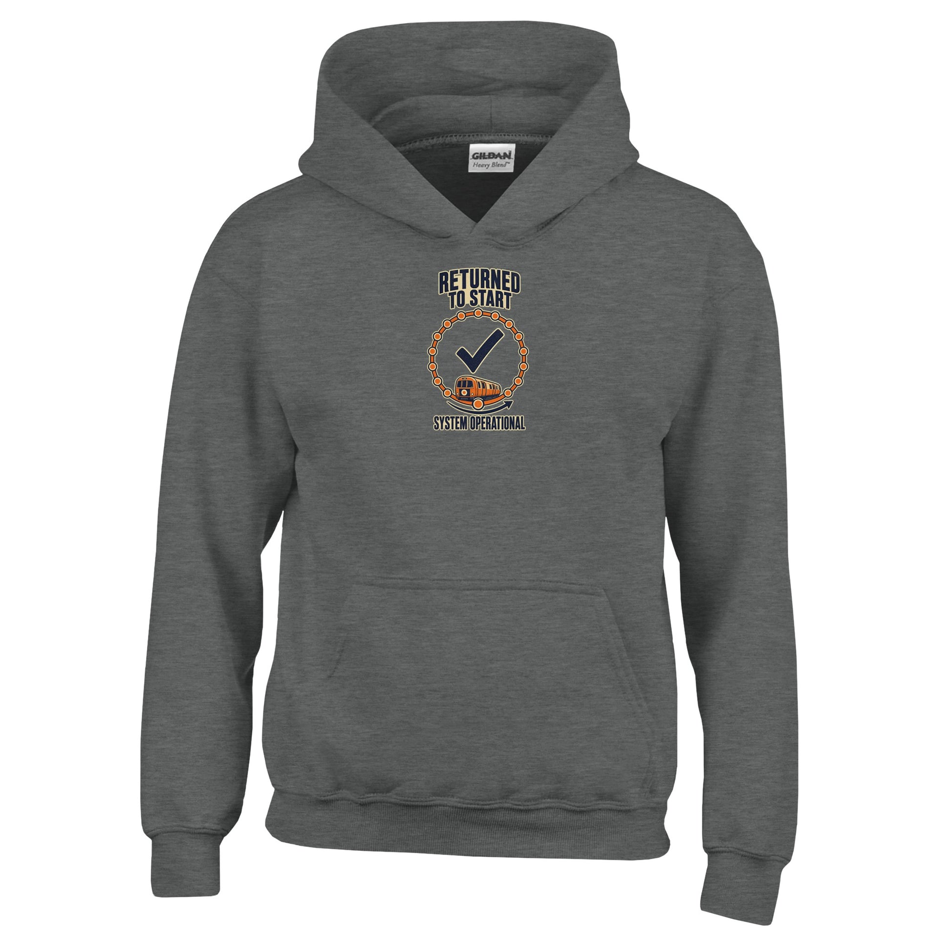 Glasgow Subway: System Operational Kids' Hoodie — product view 2