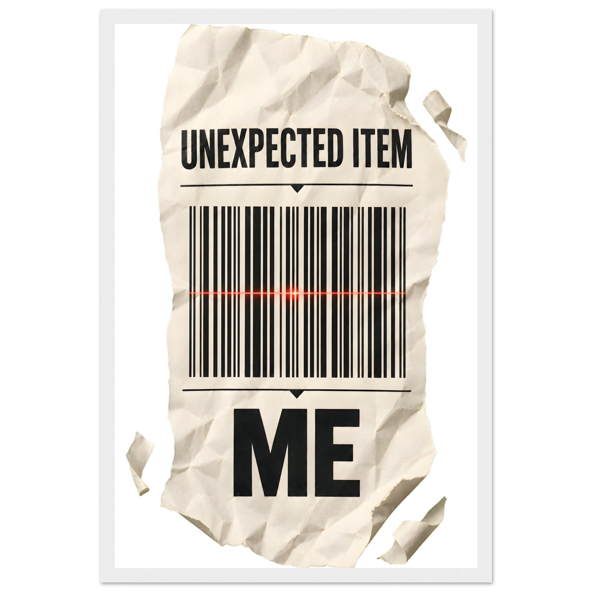 Unexpected Item: Me Framed Wall Art — product view 1