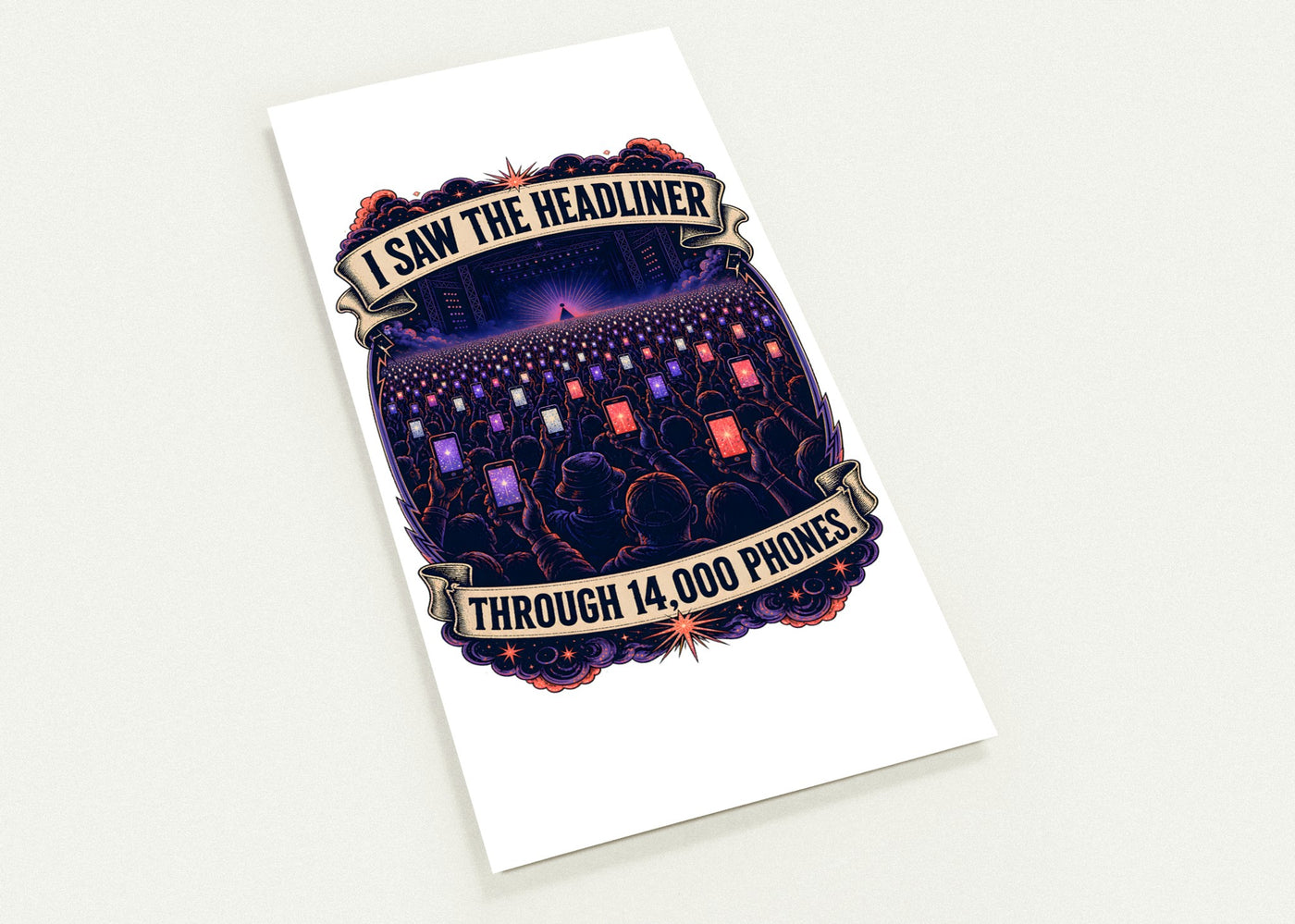 The Headliner Through 14,000 Phones Postcard Pack