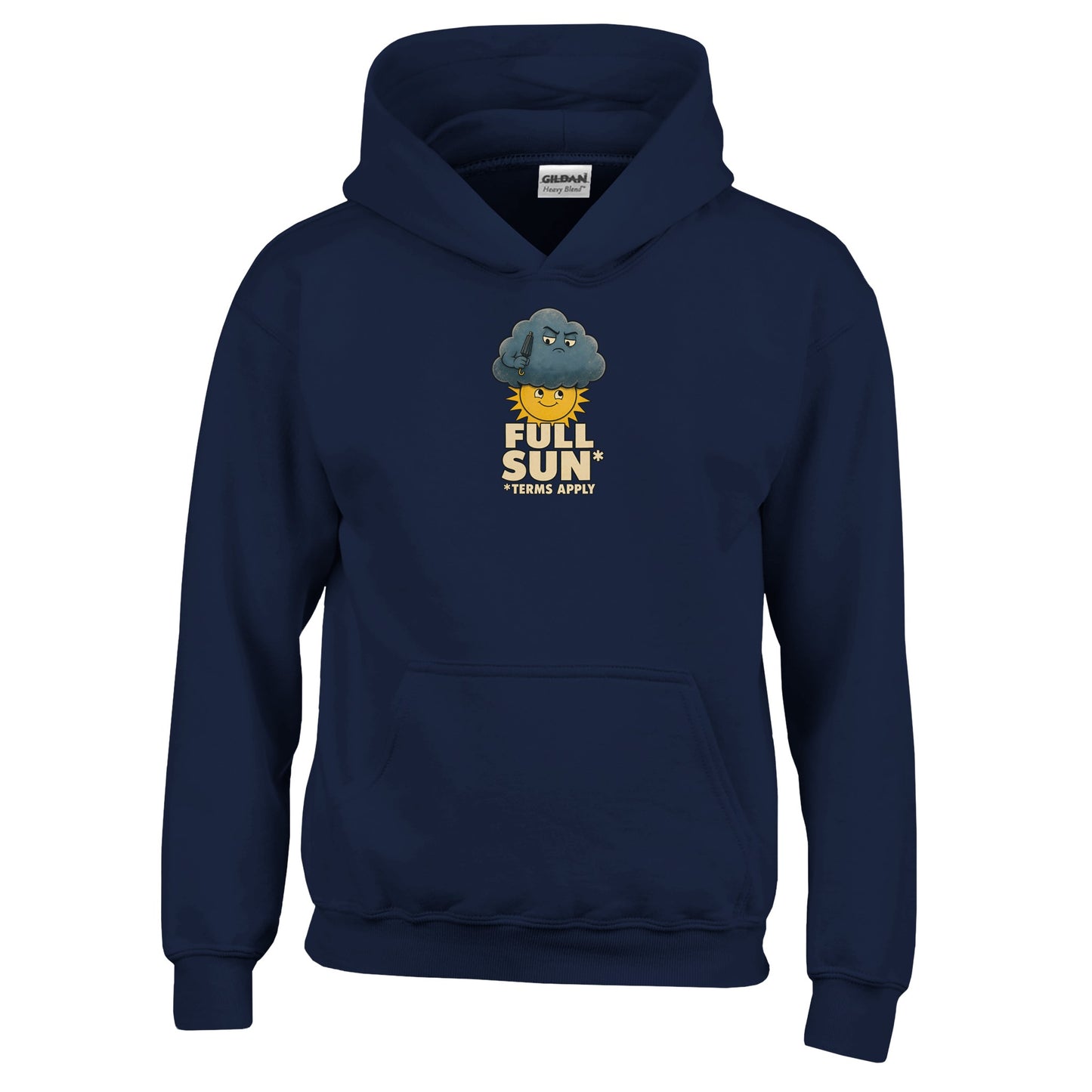 Full Sun, Terms Apply Weather Graphic Kids' Hoodie — product view 7