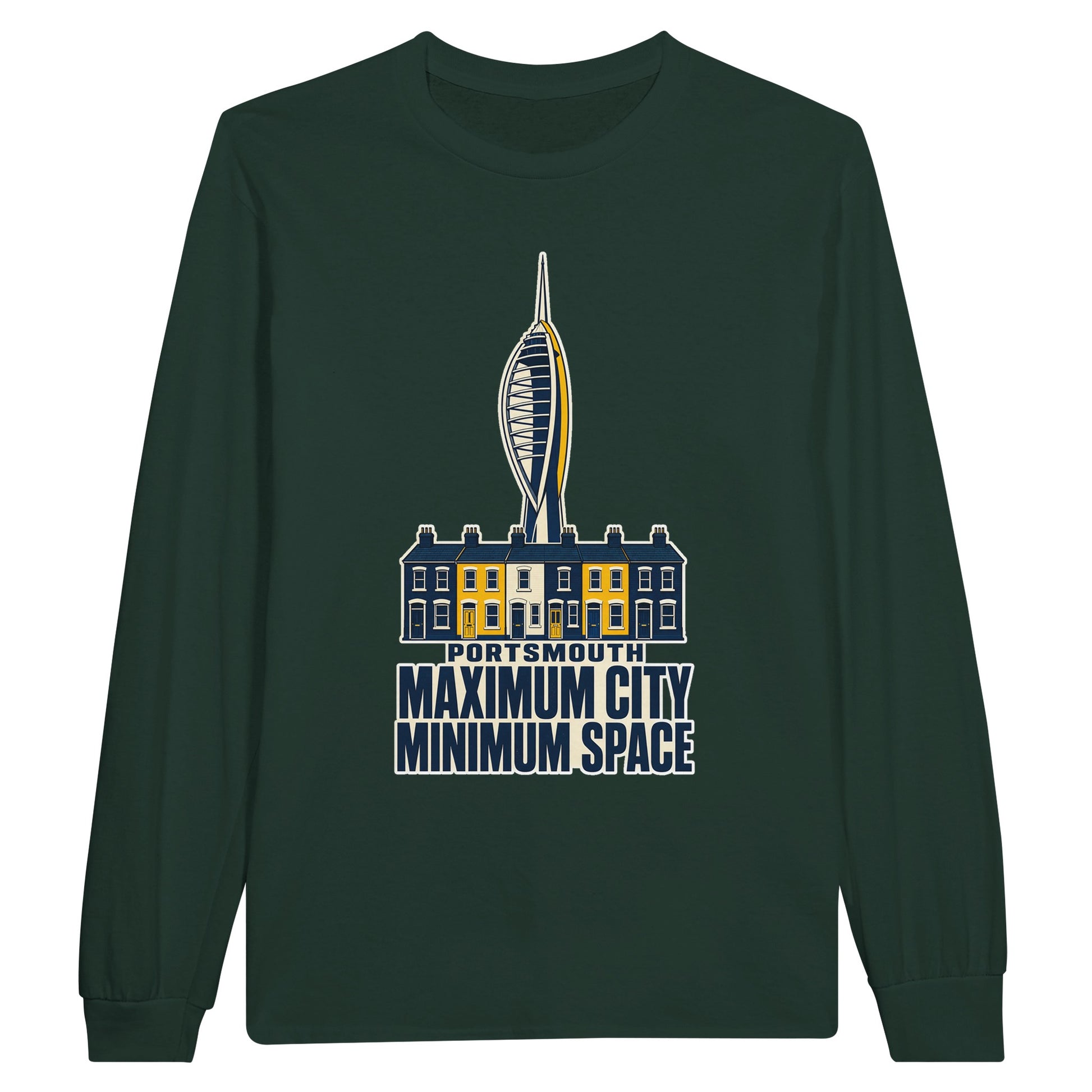 Portsmouth Maximum City Minimum Space Long-Sleeve T-shirt — product view 5