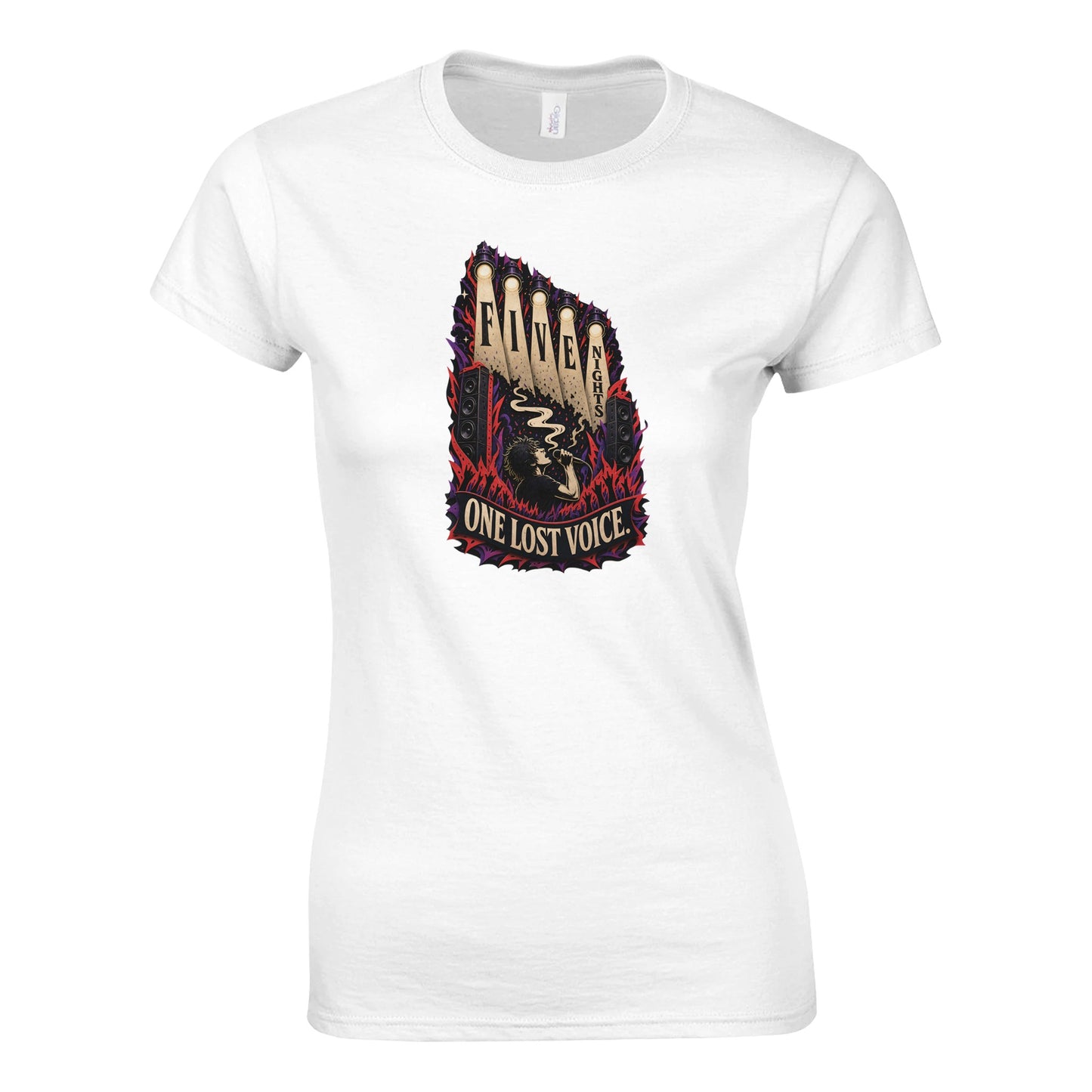 Five Nights, One Lost Voice Women's T-shirt — product view 1