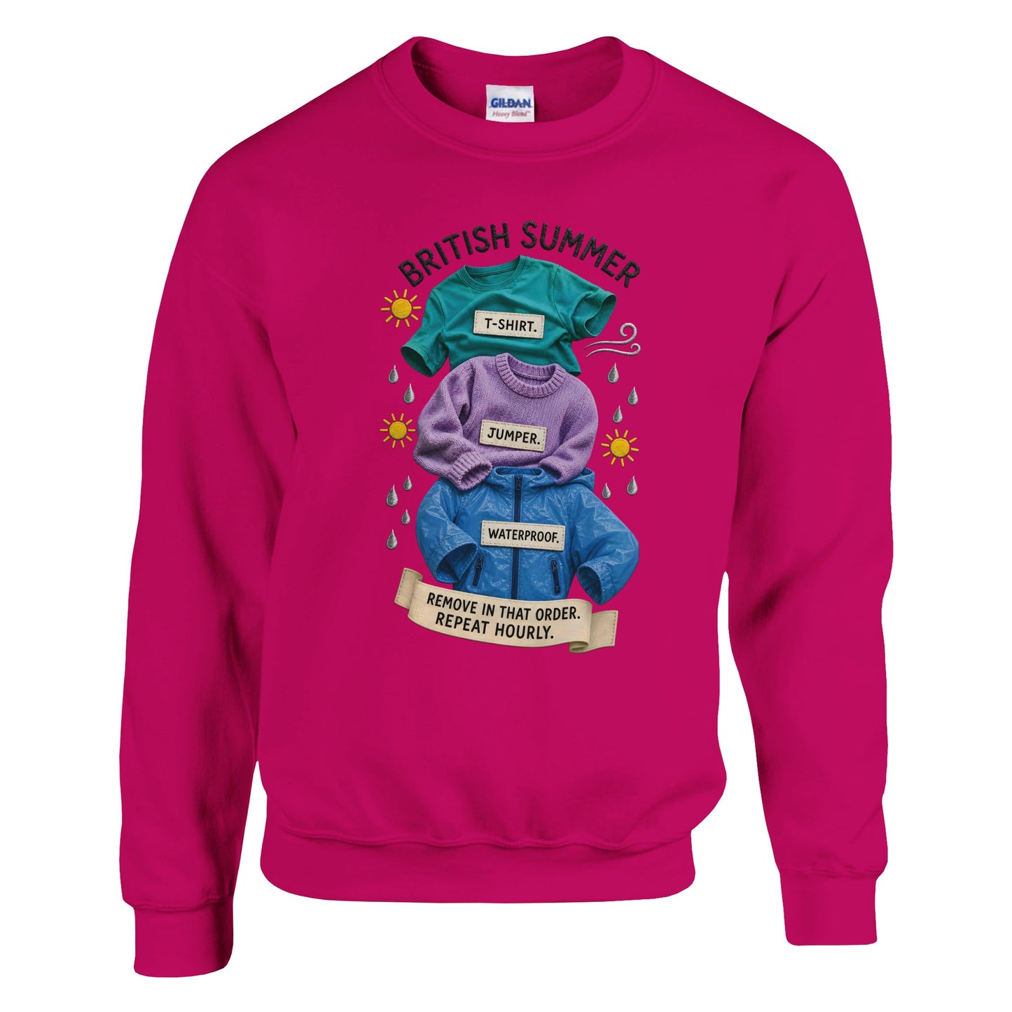 British Summer: Repeat Layers Hourly Sweatshirt — product view 3