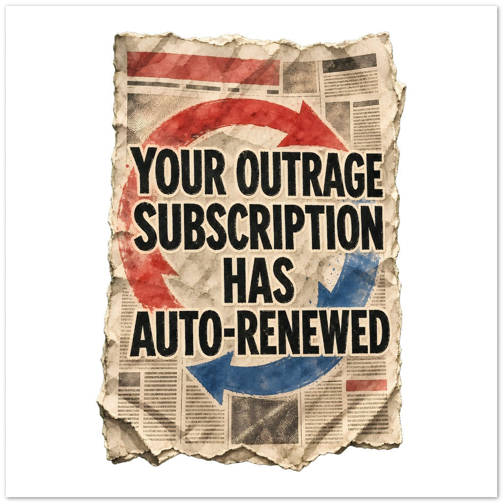 Your Outrage Subscription Has Auto-Renewed Greeting Card Pack — product view 3