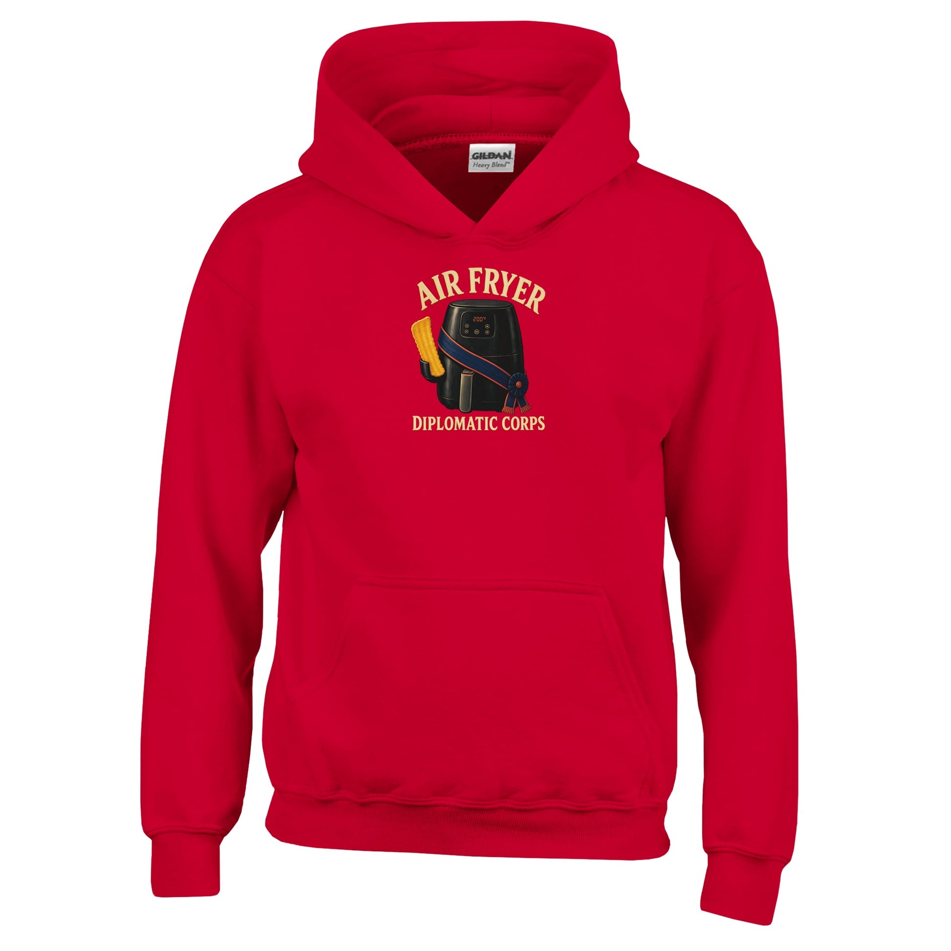 Air Fryer Diplomatic Corps Kids' Hoodie — product view 6
