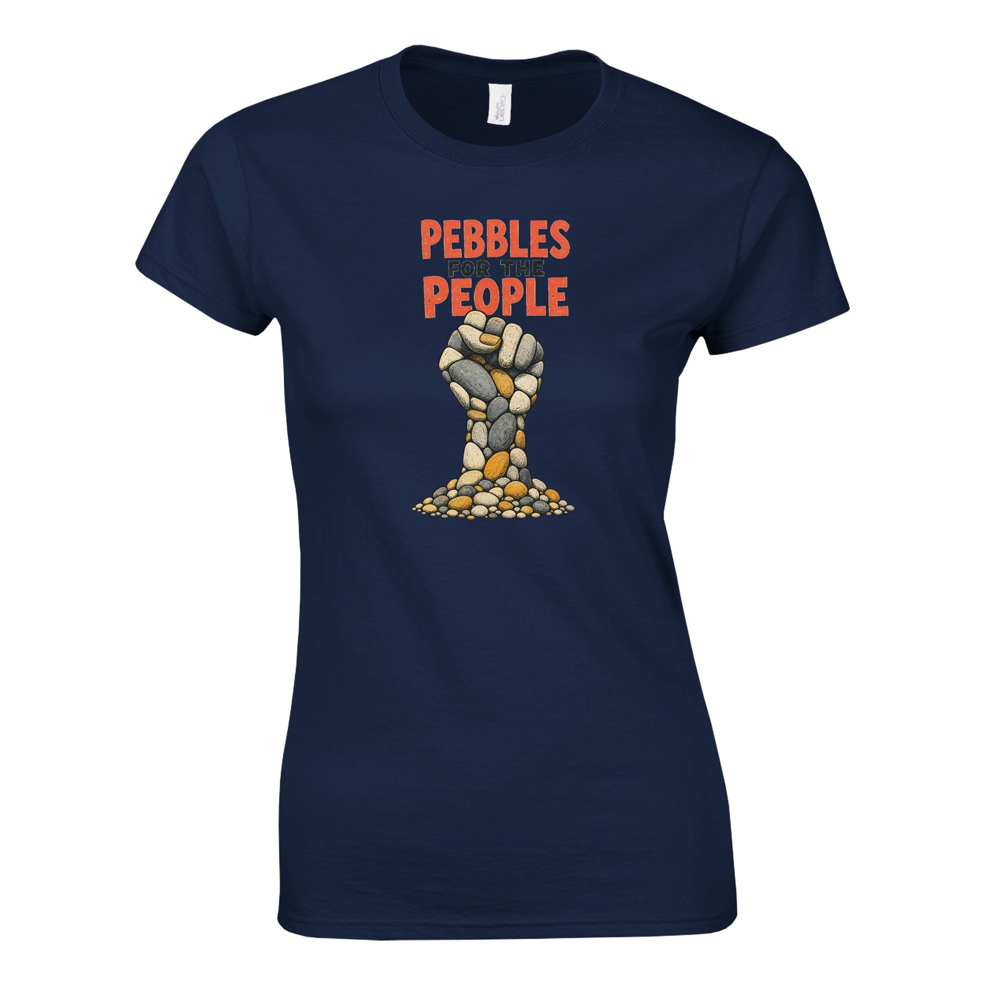 Pebbles for the People Graphic Women's T-shirt — product view 8