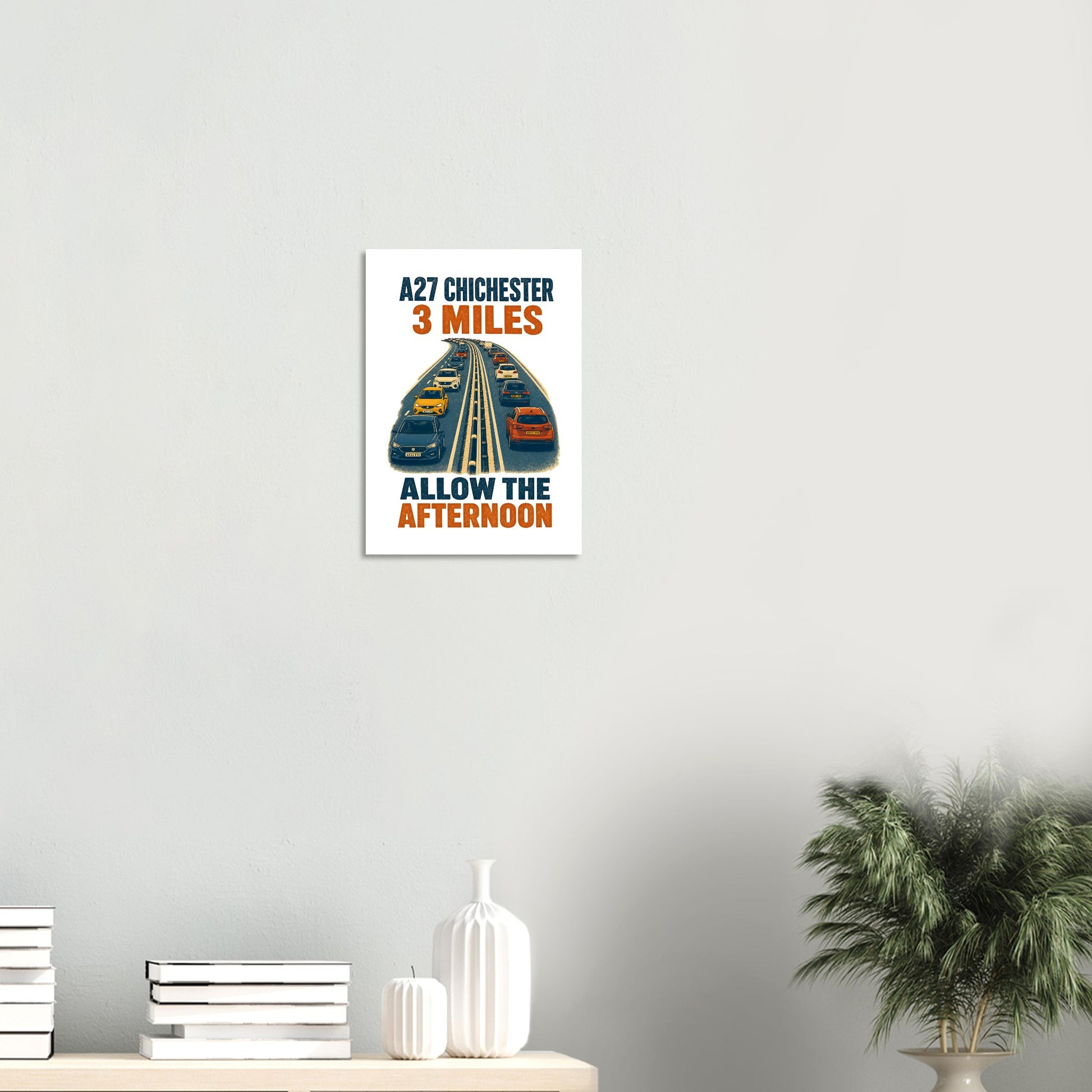 A27 Chichester – 3 Miles, Allow the Afternoon Poster — product view 8