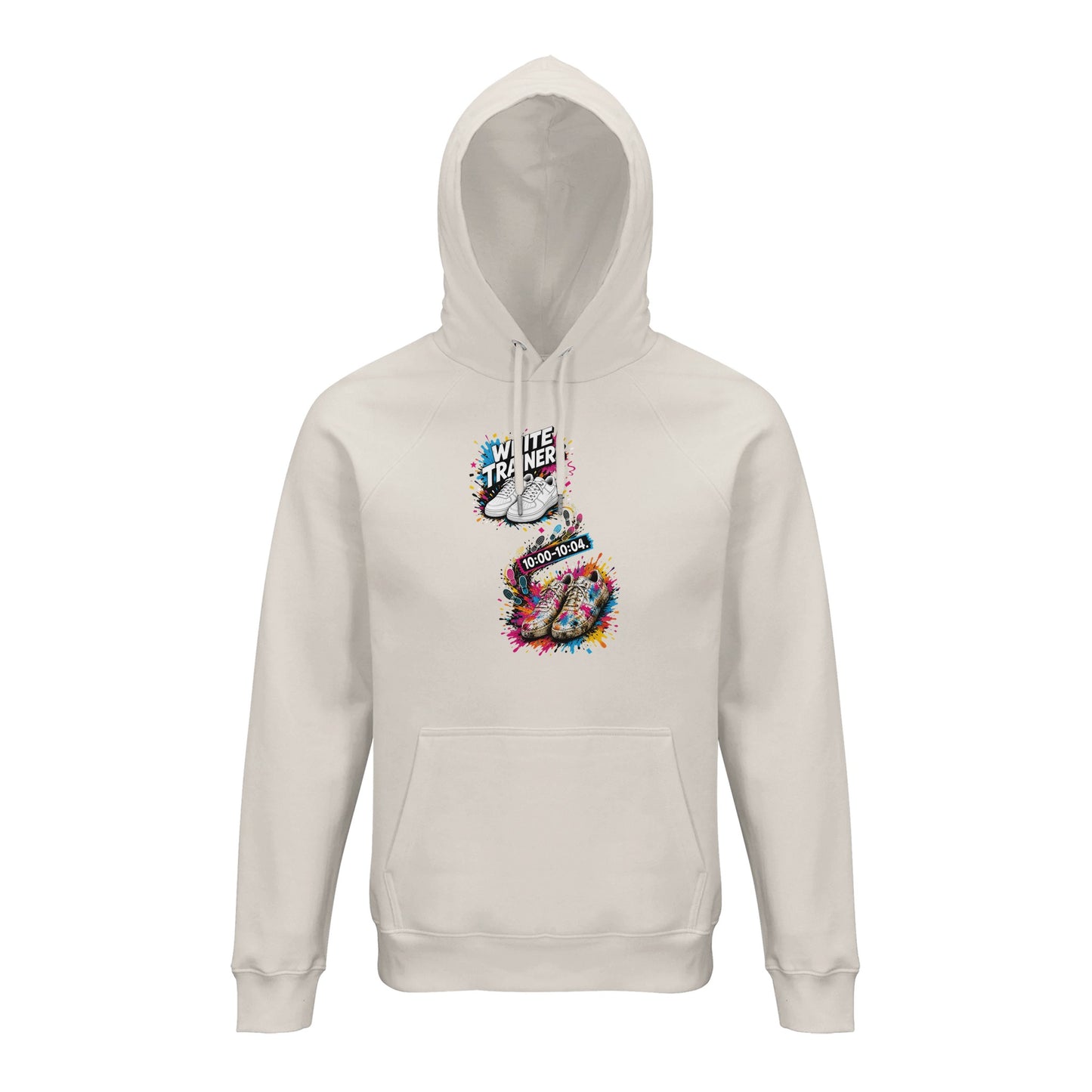 White Trainers: 10:00–10:04 Hoodie — product view 1