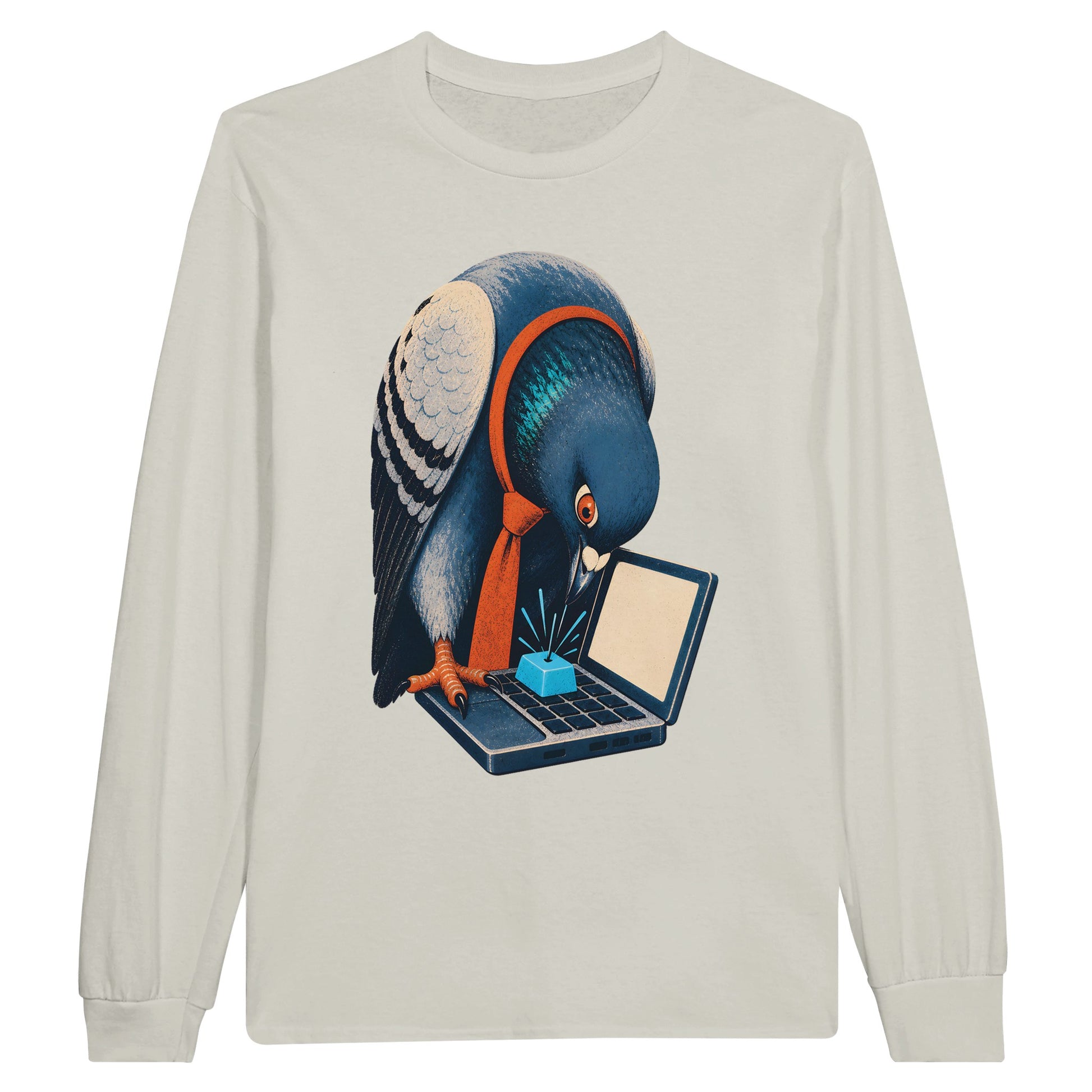 Pigeon Hits Send Long-Sleeve T-shirt — product view 14