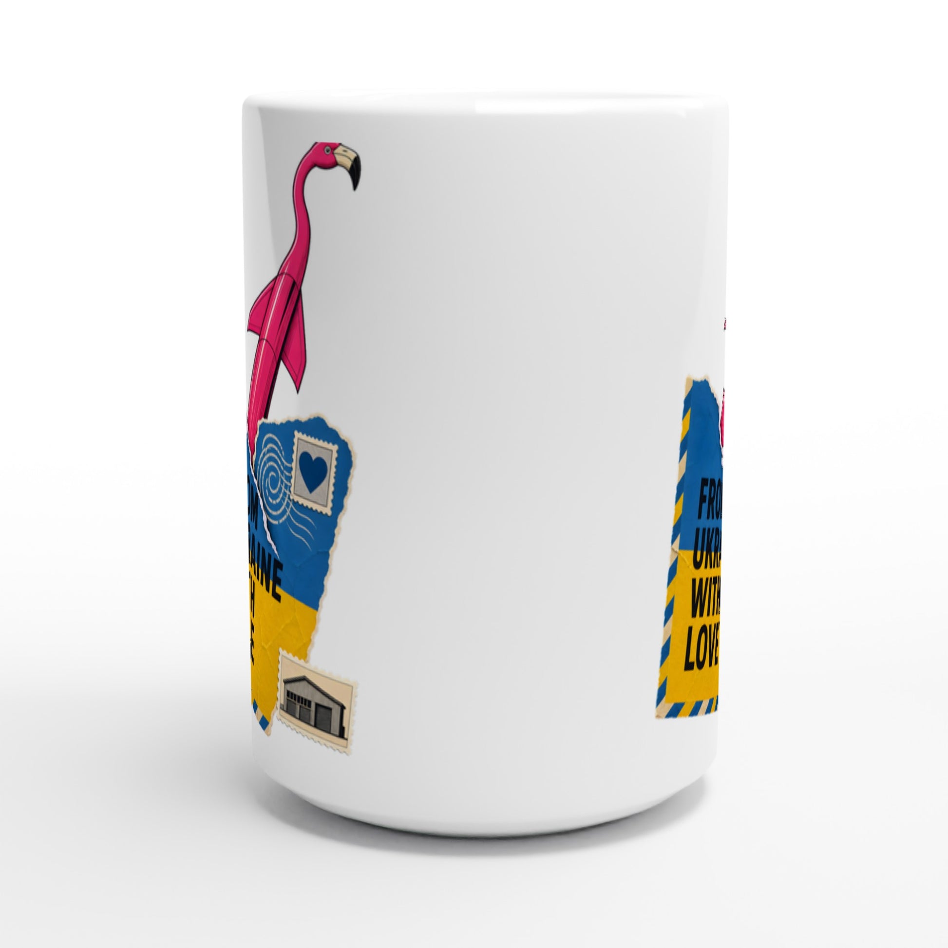 From Ukraine With Love Large Mug — product view 2