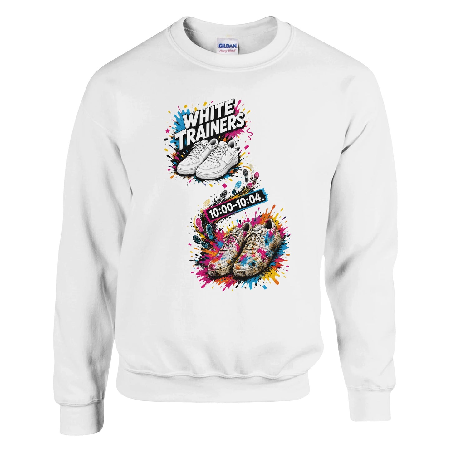 White Trainers: 10:00–10:04 Sweatshirt — product view 1