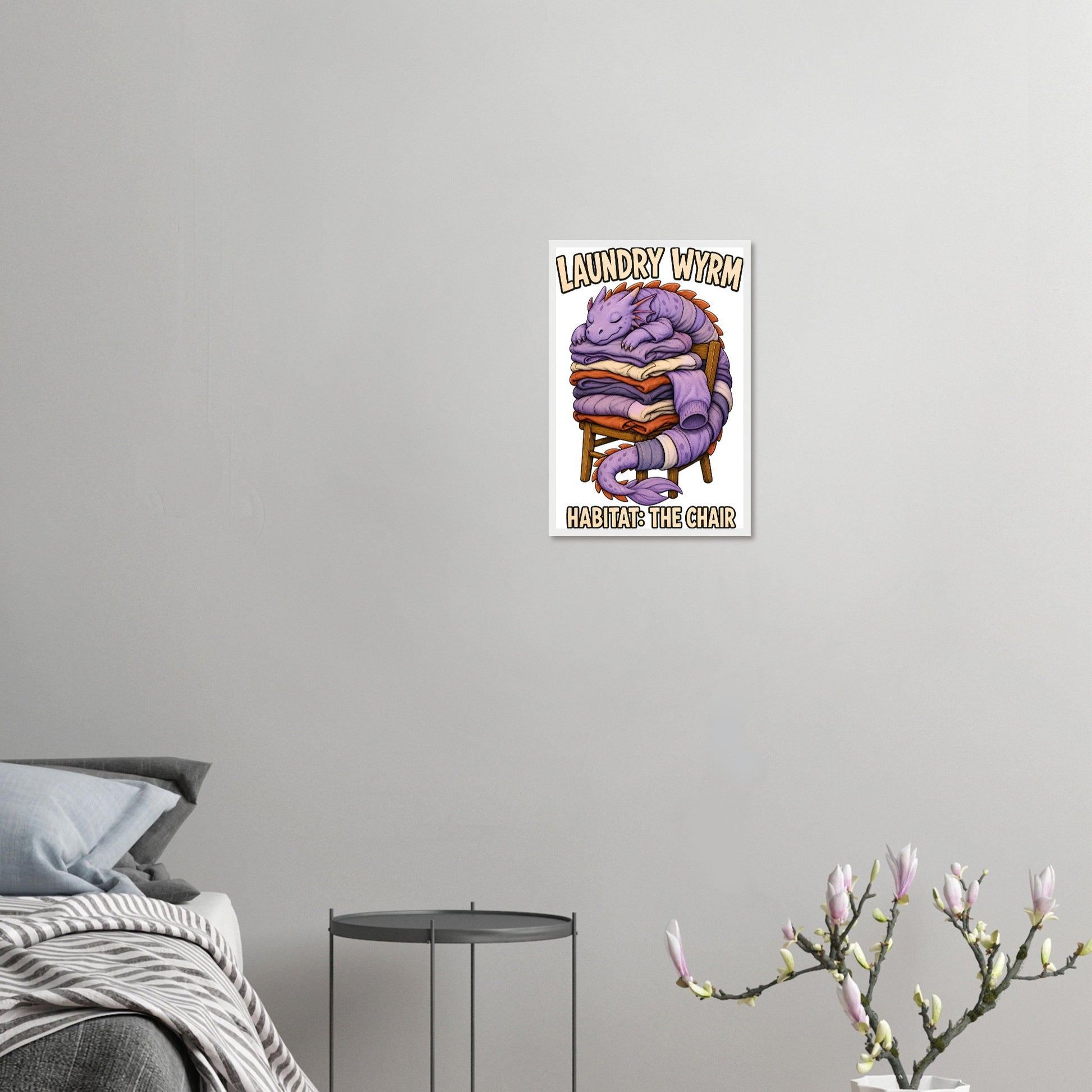 Laundry Wyrm – Habitat: The Chair Framed Wall Art — product view 10