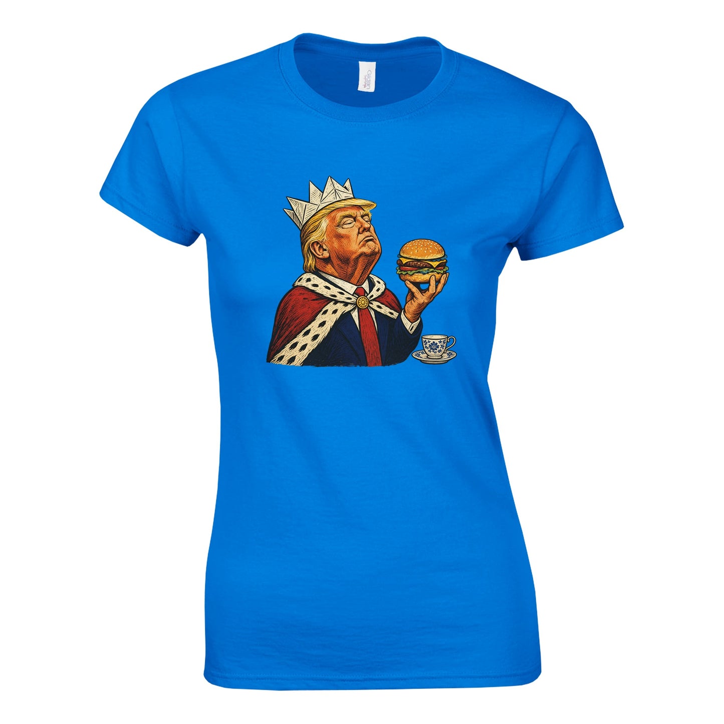 The Very Temporary Monarch — Trump Satire Women's T-shirt — product view 6