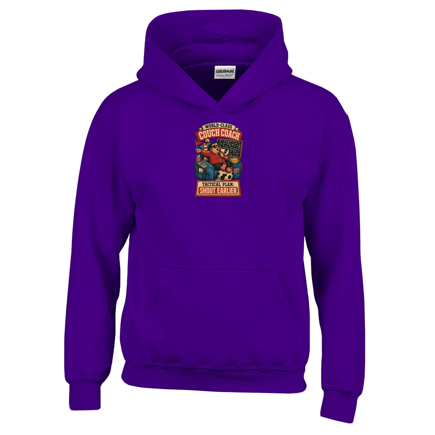 World-Class Couch Coach Kids' Hoodie — product view 10