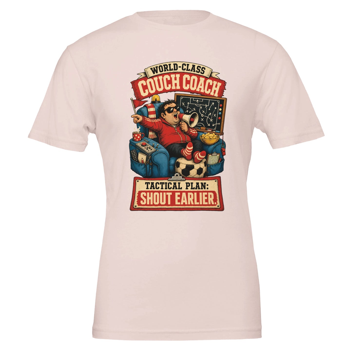 World-Class Couch Coach T-shirt — product view 6