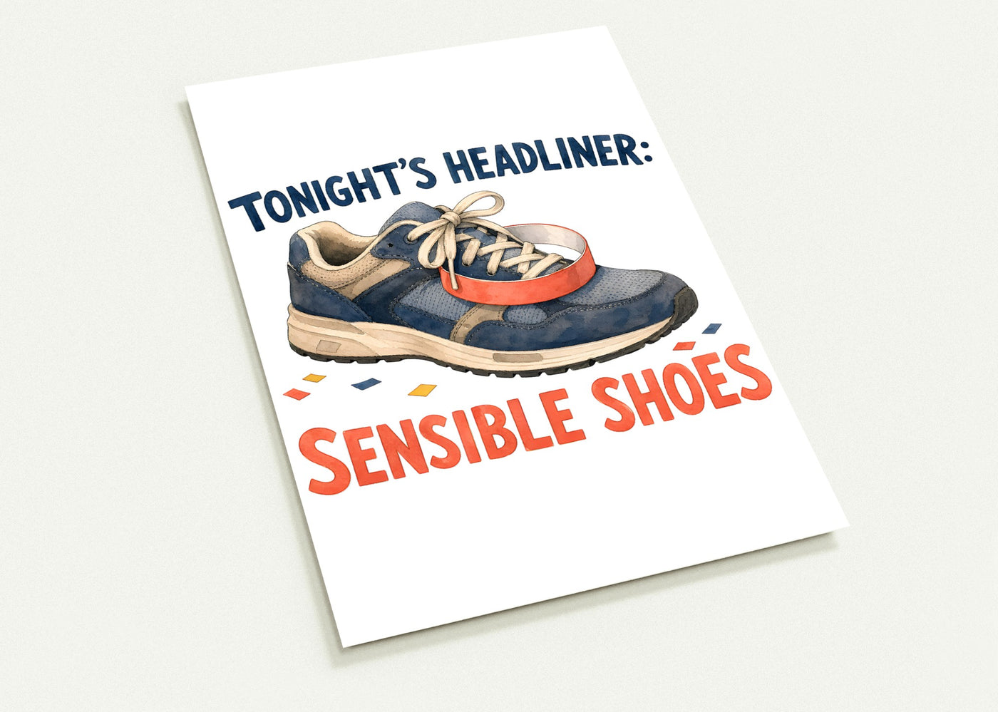 Tonight's Headliner: Sensible Shoes Concert Postcard Pack