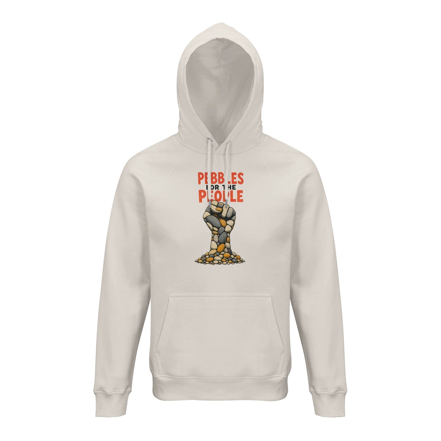 Pebbles for the People Graphic Hoodie — product view 1