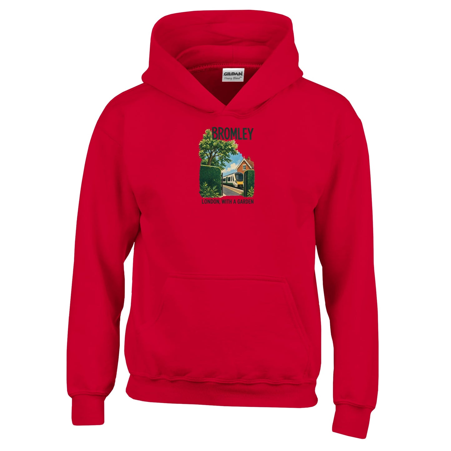 Bromley: London with a Garden Kids' Hoodie — product view 6