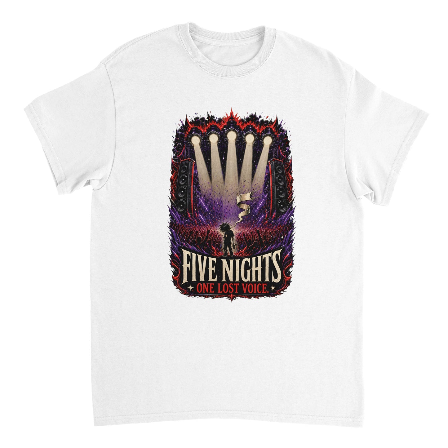 Five Nights, One Lost Voice T-shirt — product view 7