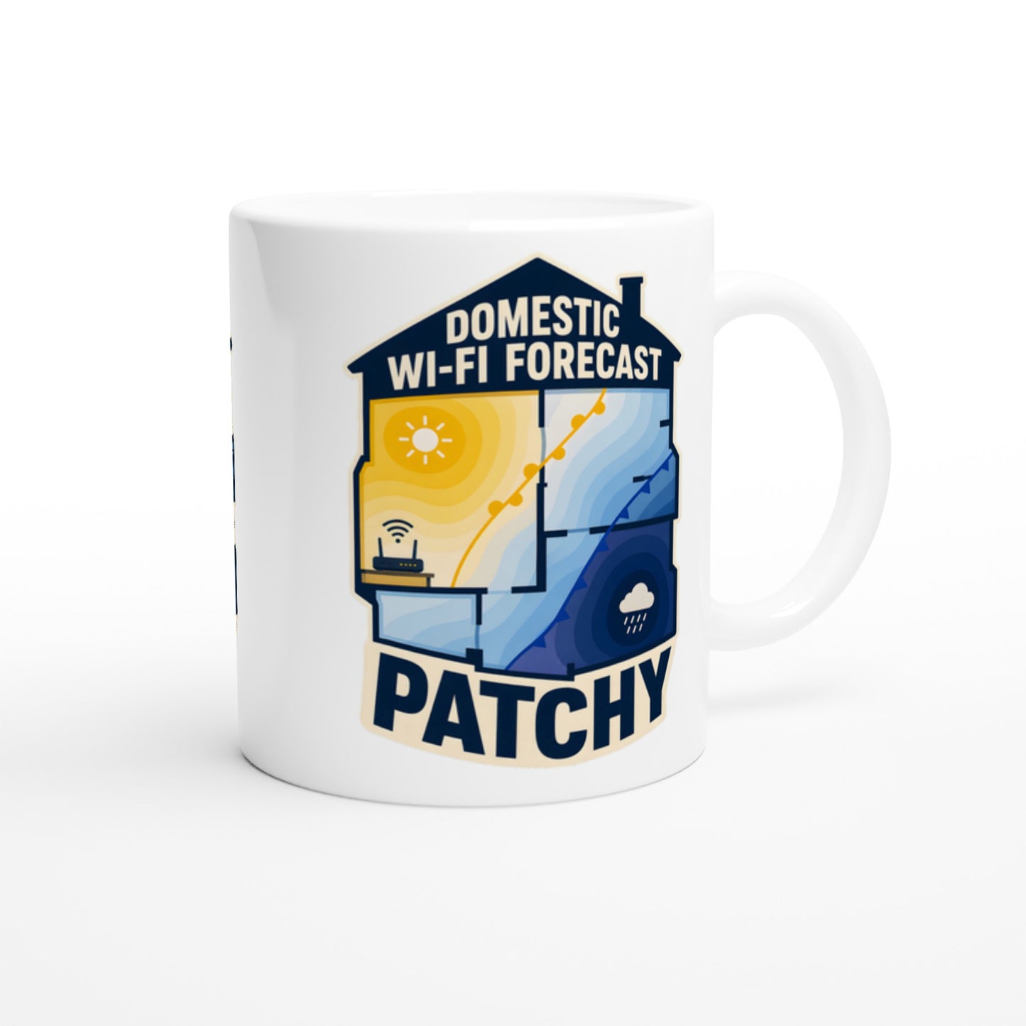 Domestic Wi-Fi Forecast Patchy Mug — product view 2