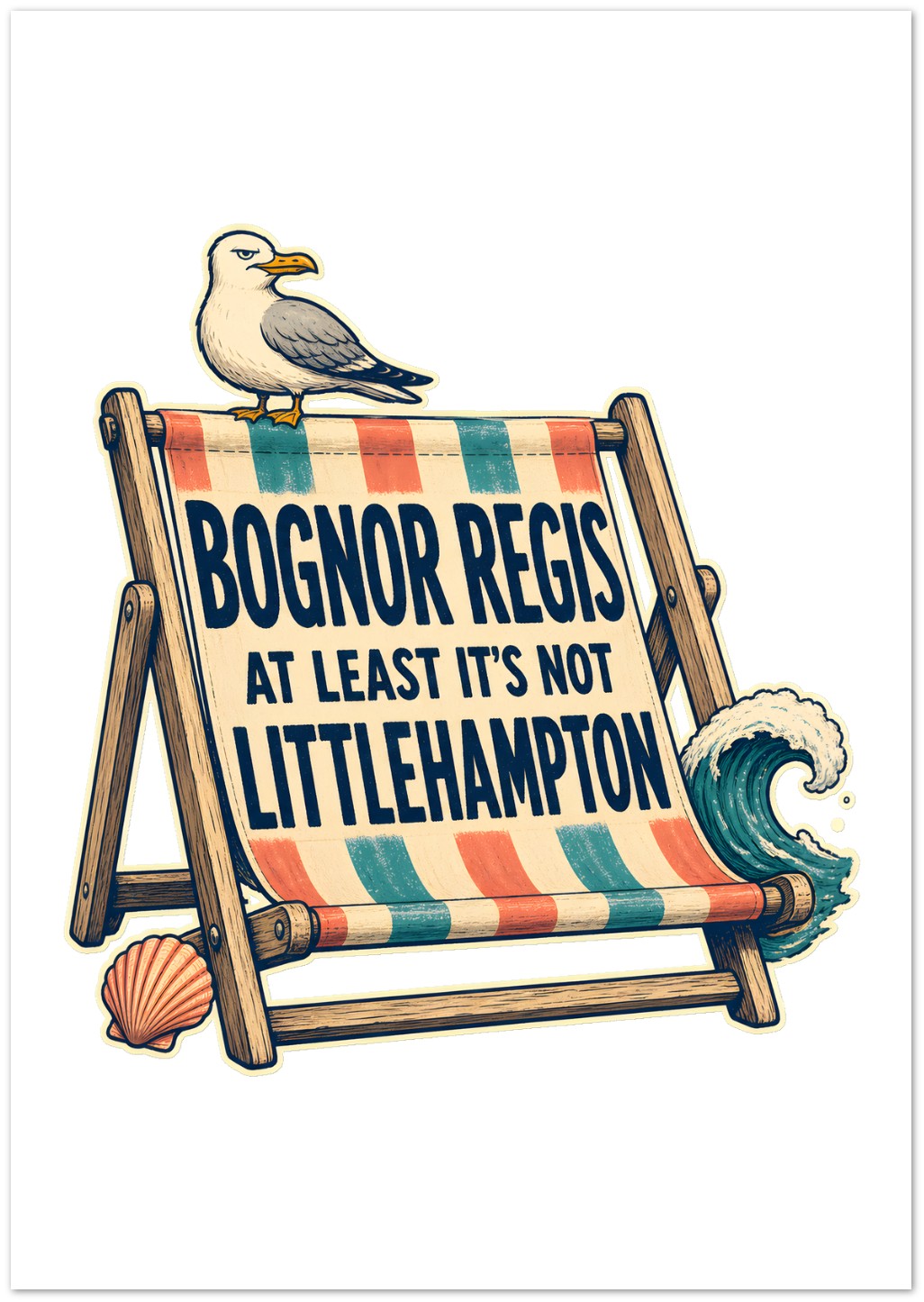 Bognor Regis — At Least It's Not Littlehampton Greeting Card Pack — product view 2