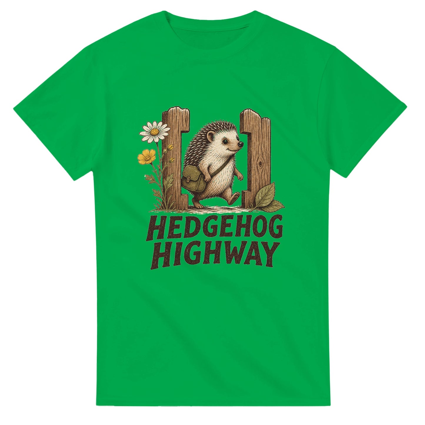Hedgehog Highway Garden Graphic T-shirt — product view 11