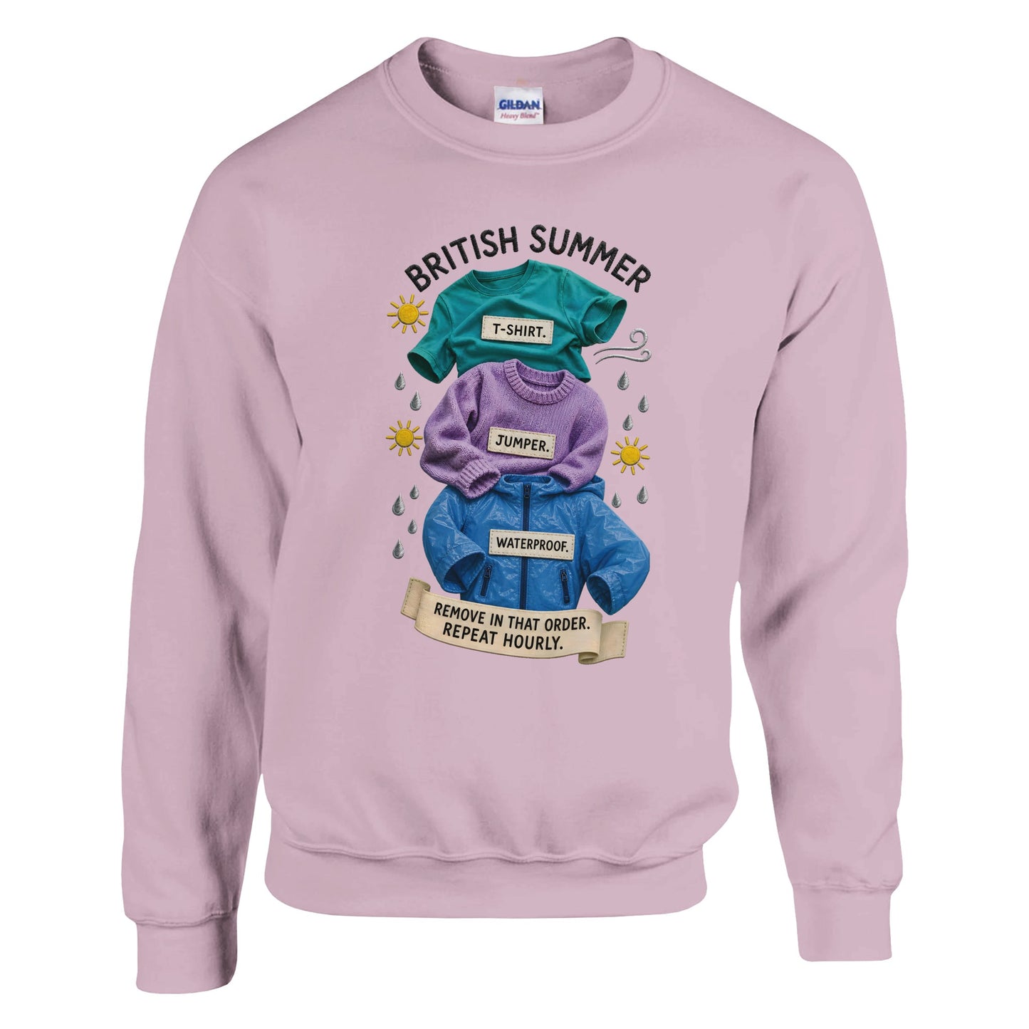 British Summer: Repeat Layers Hourly Sweatshirt — product view 9