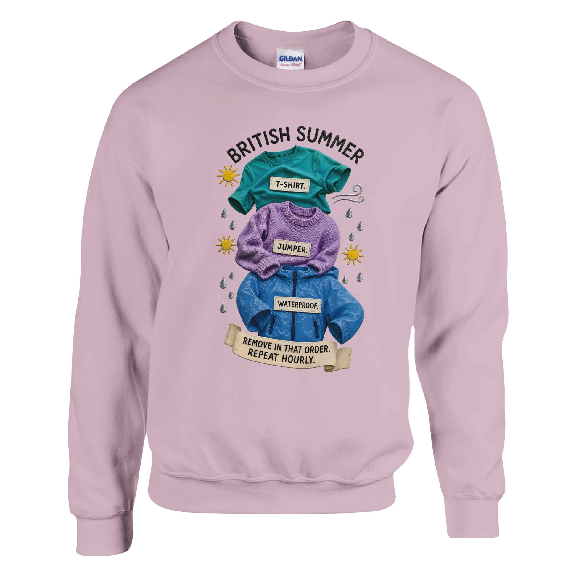 British Summer: Repeat Layers Hourly Sweatshirt — product view 9