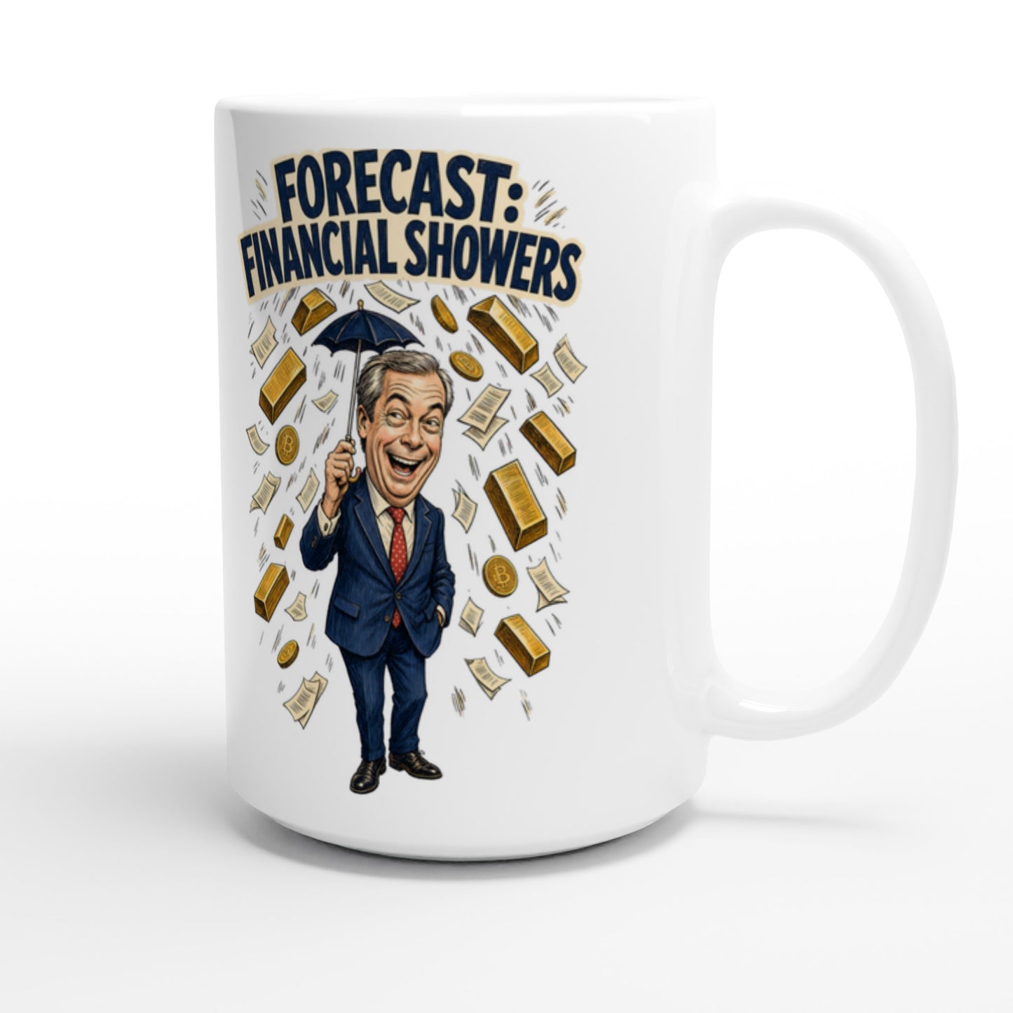 Forecast: Financial Showers Large Mug — product view 3
