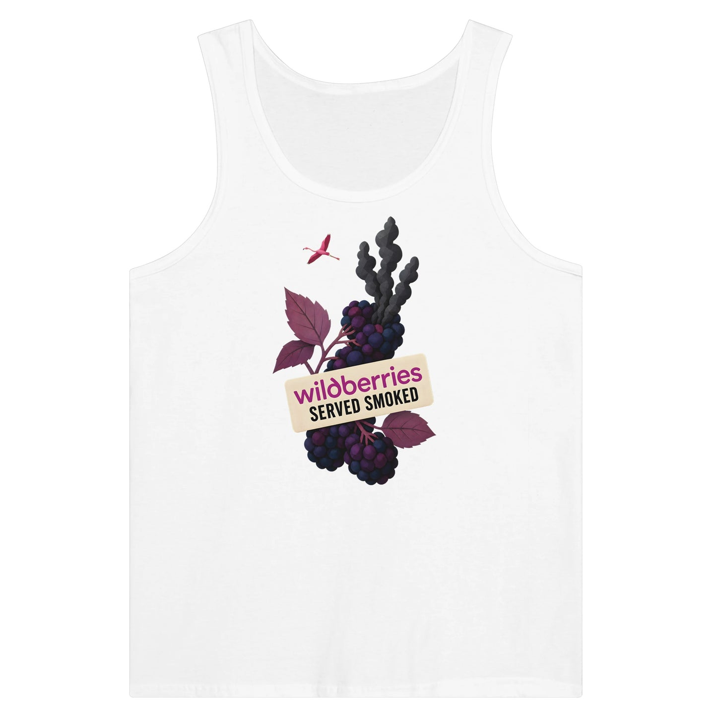 Wildberries, Served Smoked Premium Unisex Tank Top — product view 1