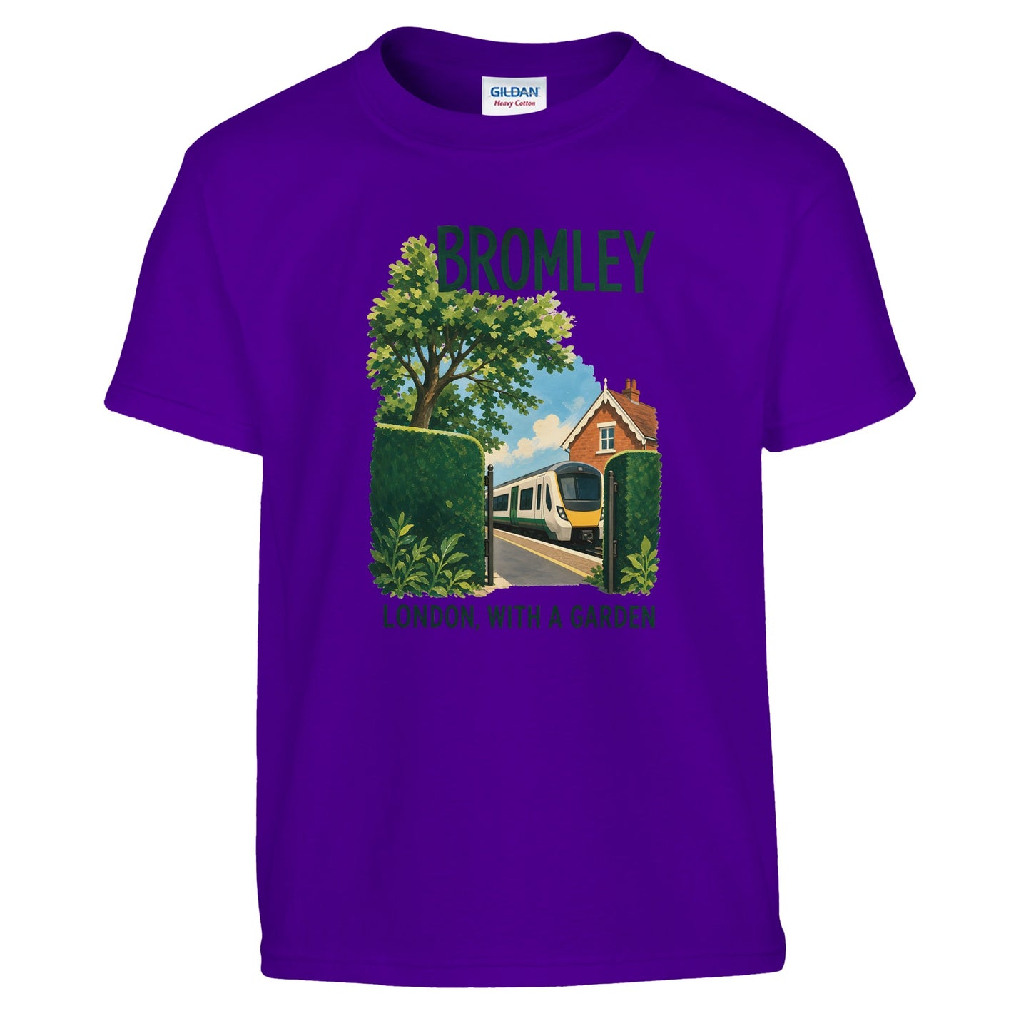 Bromley: London with a Garden Kids' T-shirt — product view 6