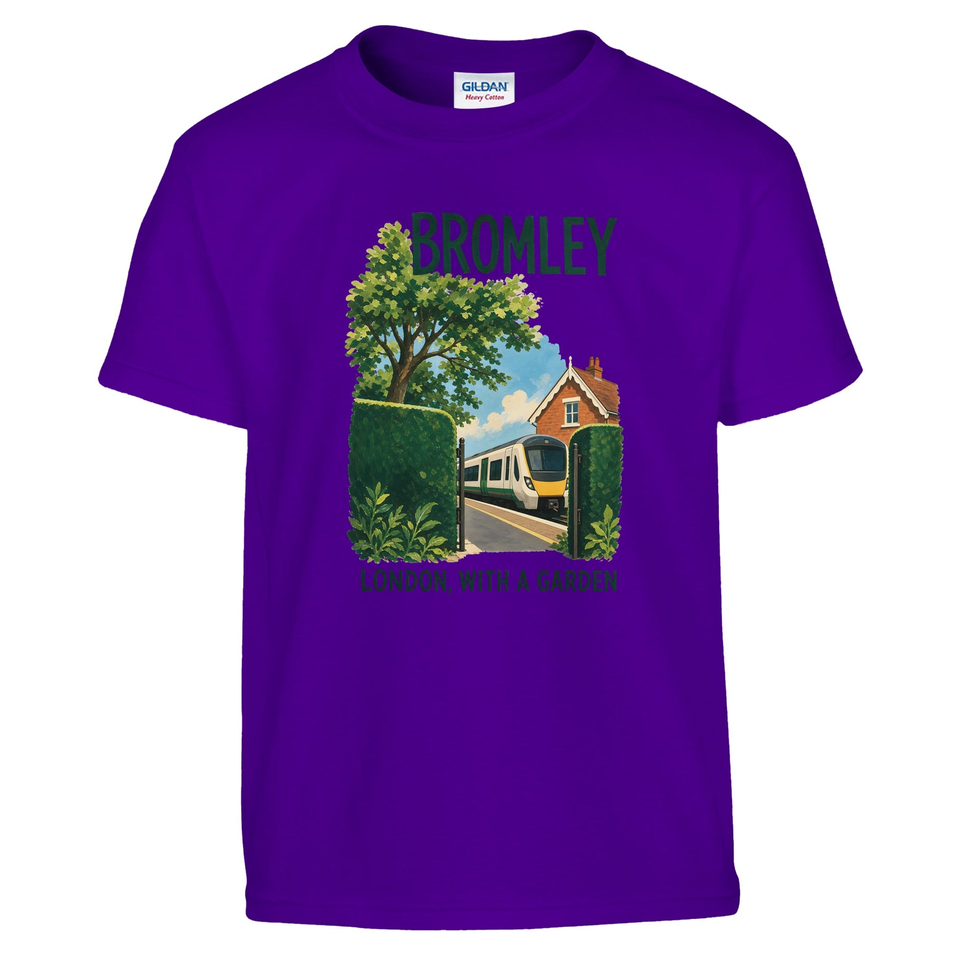 Bromley: London with a Garden Kids' T-shirt — product view 6