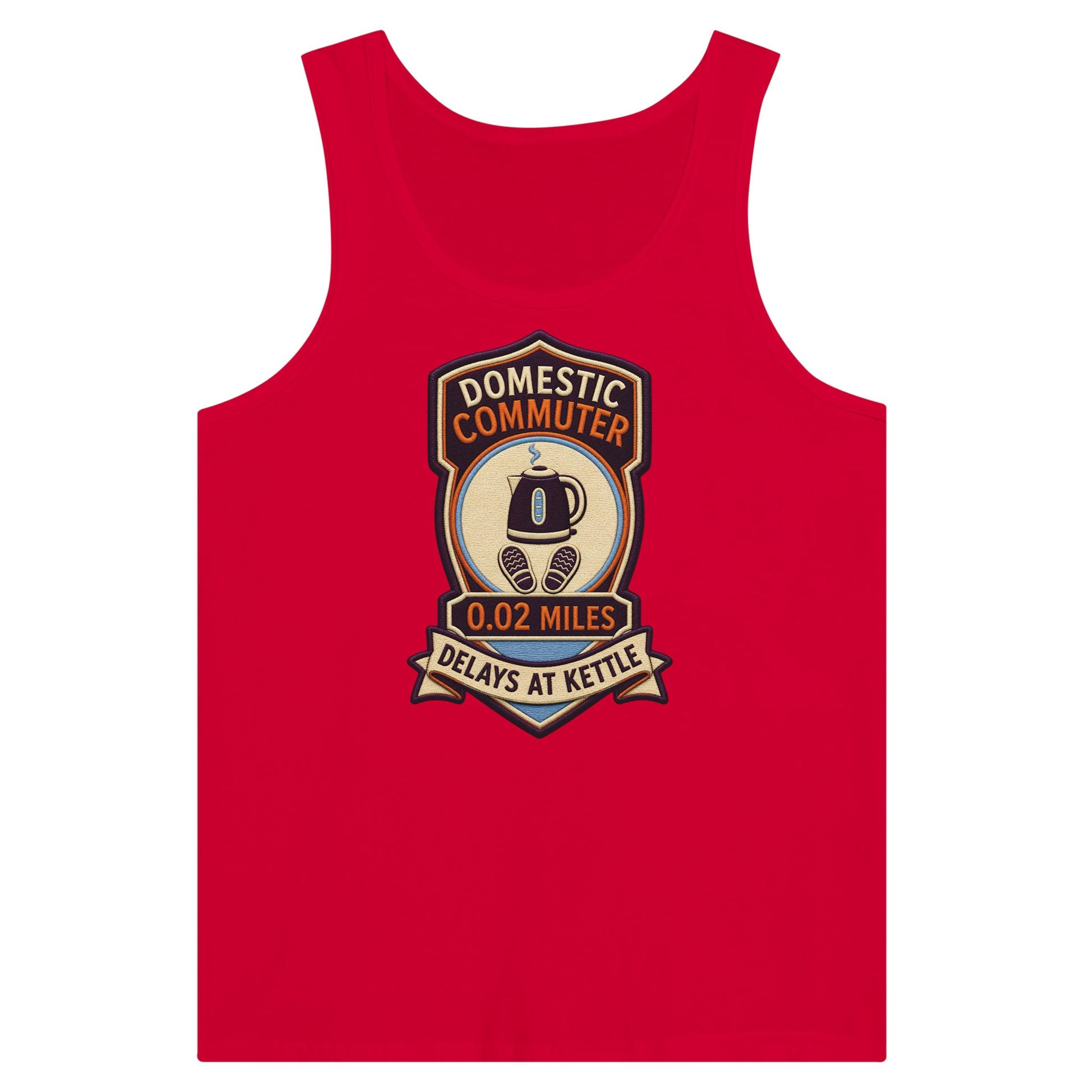 Domestic Commuter Premium Unisex Tank Top — product view 12