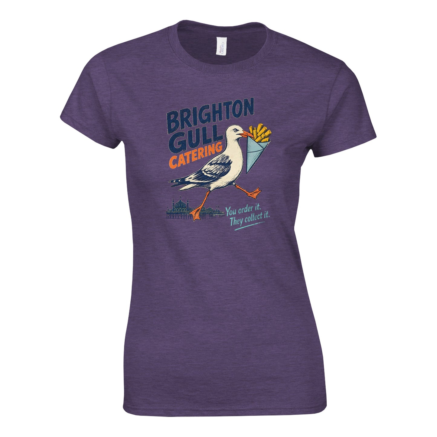 Brighton Gull Catering - You Order It, They Collect It Women's T-shirt — product view 9