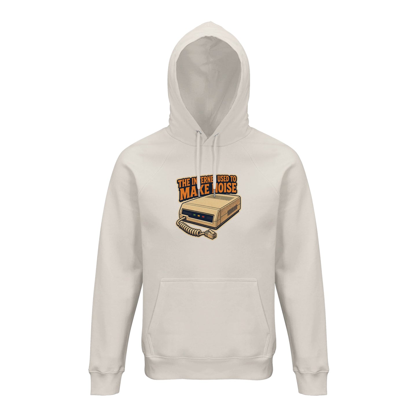 The Internet Used to Make Noise Retro Tech Graphic Hoodie — product view 1