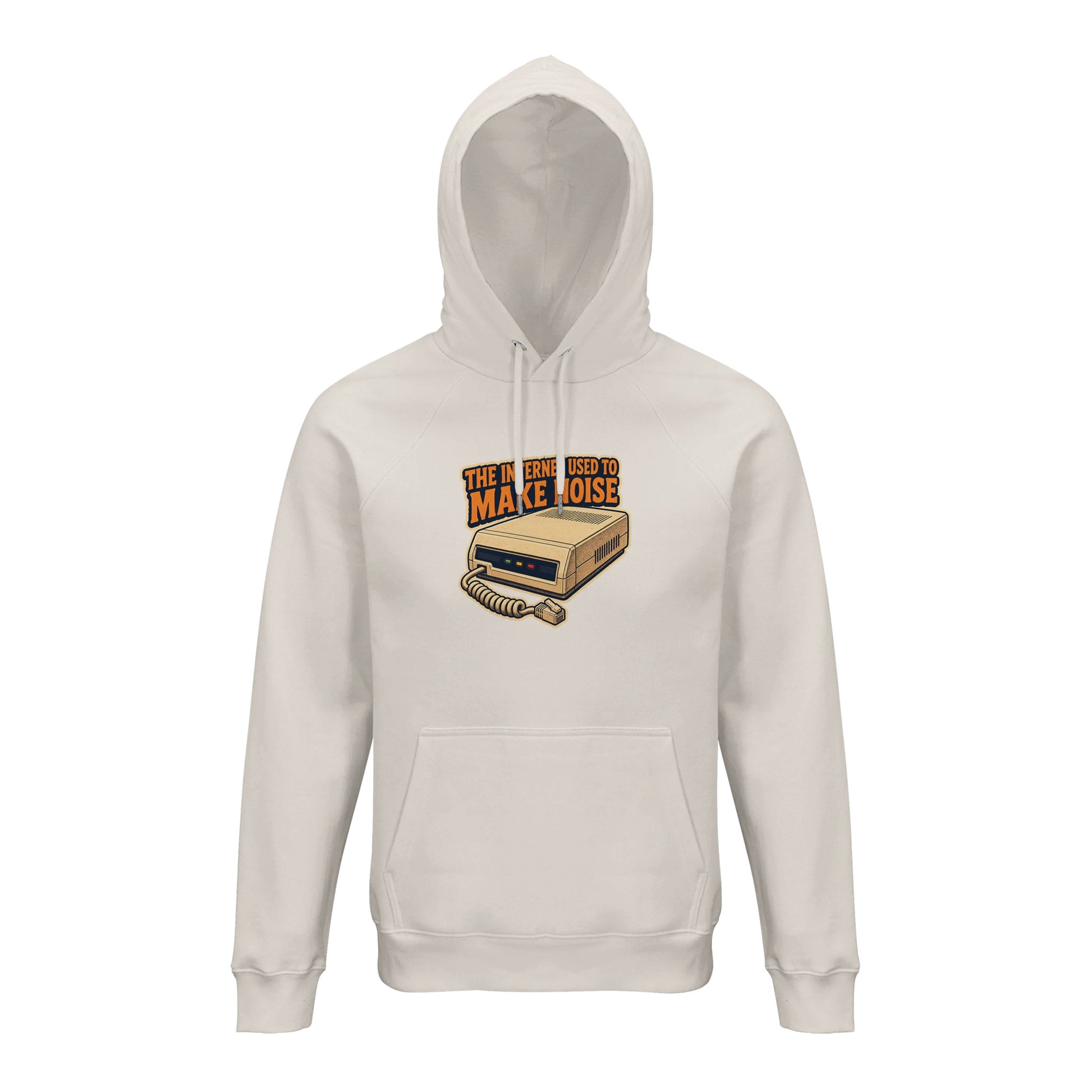 The Internet Used to Make Noise Retro Tech Graphic Hoodie — product view 1
